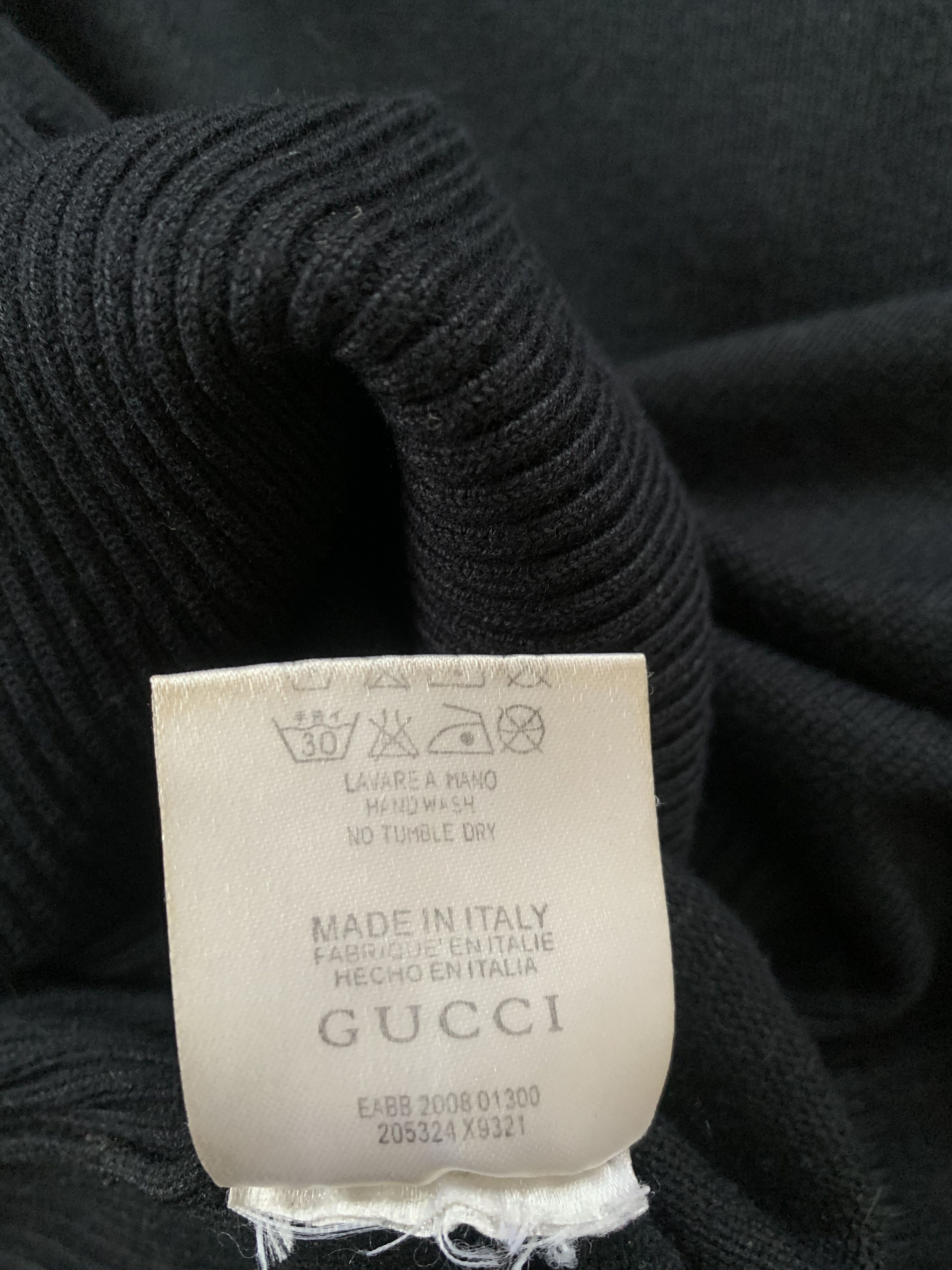 Gucci Gucci Black V-Neck Sweater Jumper Size M / US 6-8 / IT 42-44 - 8 Thumbnail