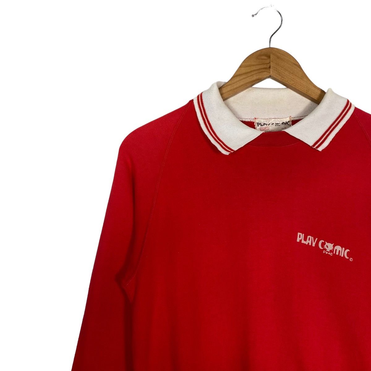 Japanese Brand Vintage 80s Play Comic Collar Sweatshirt Size US S / EU 44-46 / 1 - 7 Thumbnail