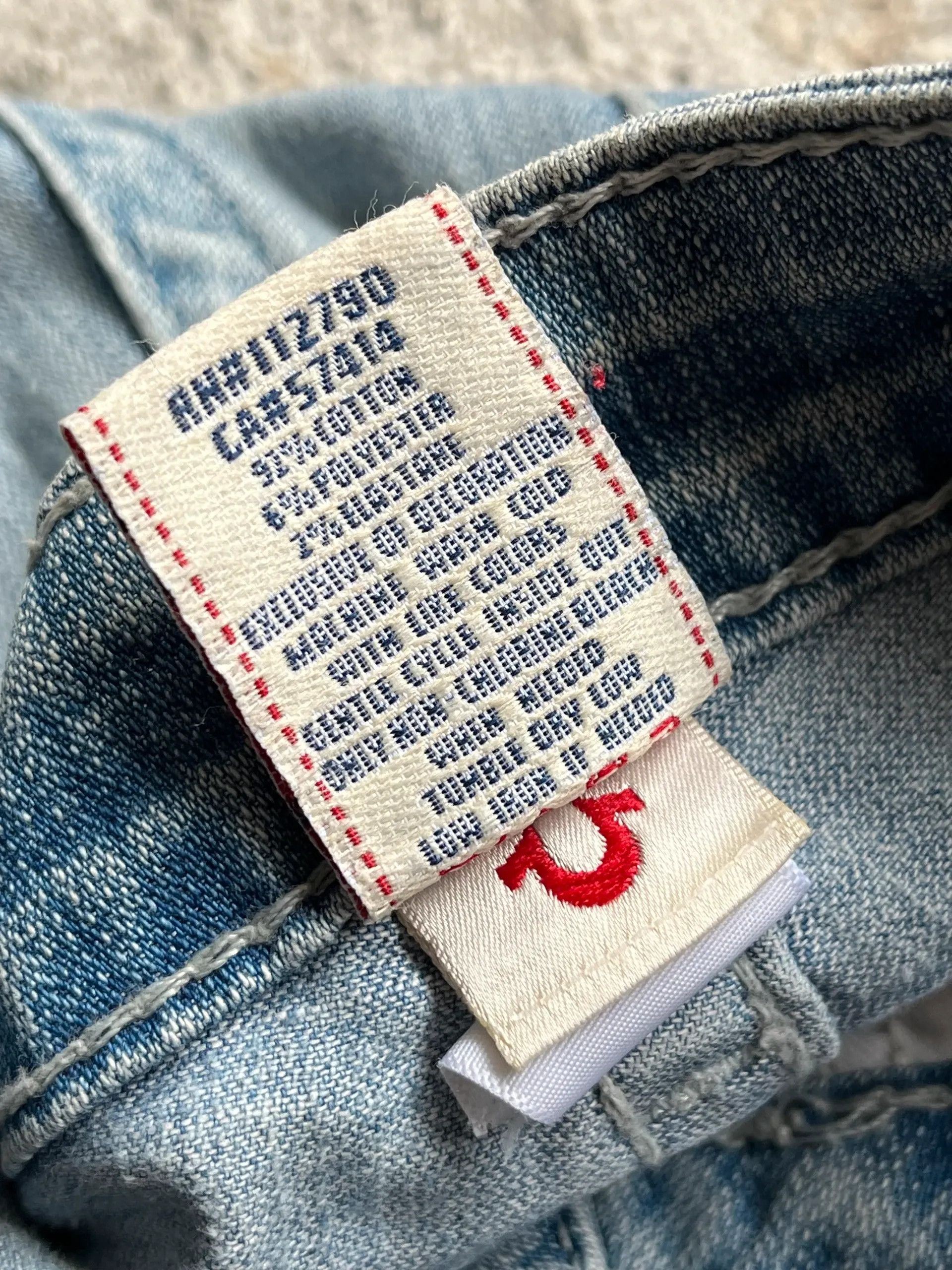 True Religion True Religion Made in USA Slim Fit Jeans Denim Sz W 26 Size 26" / US 2 / IT 38 - 4 Thumbnail