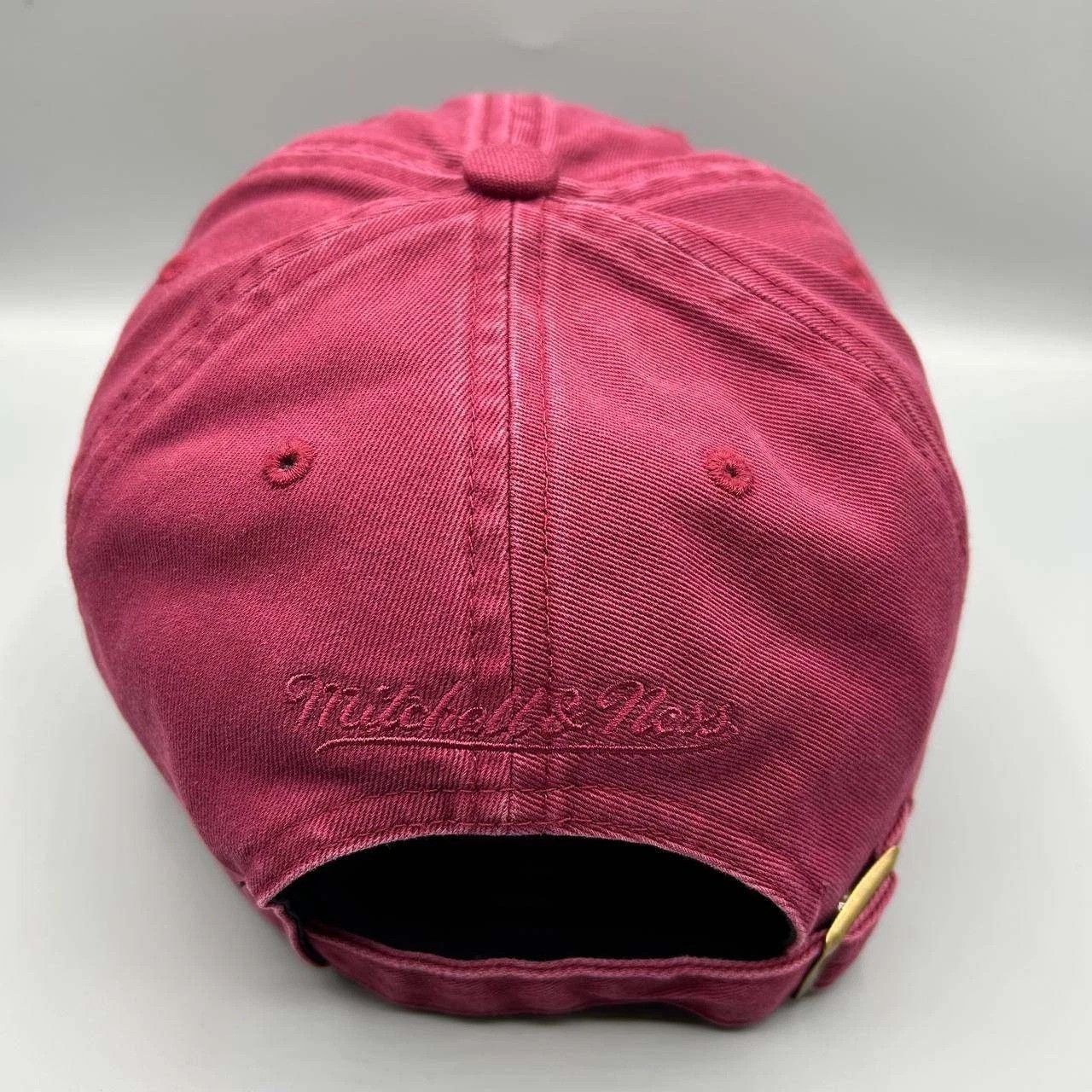 Mitchell & Ness New York Yankees Hat Men Red MLB Strap Back Cap Cotton New Size ONE SIZE - 4 Thumbnail