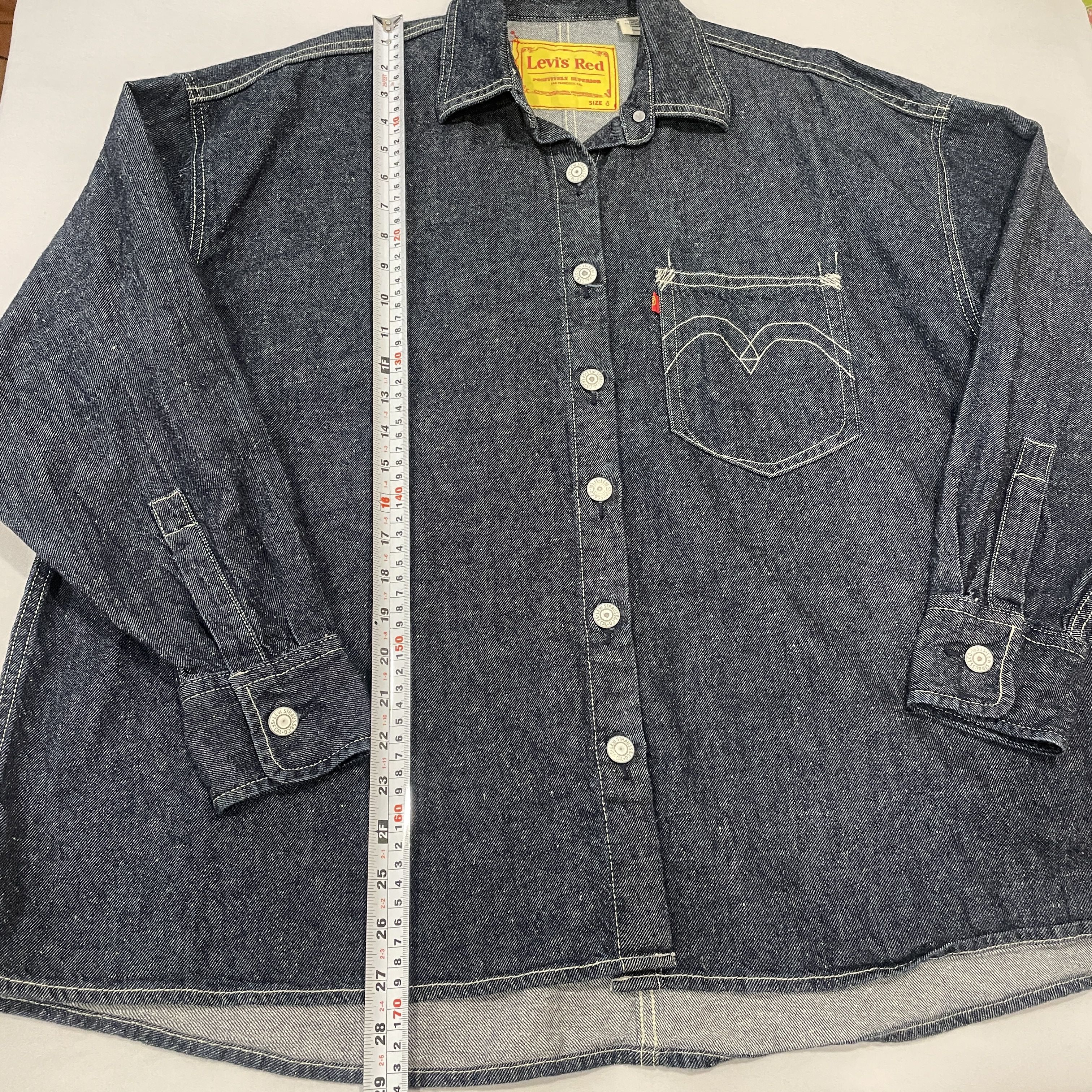 Levi's ~ LEVI'S Oversized Sm Button-Up Shirt Denim Unisex Size S / US 4 / IT 40 - 5 Thumbnail