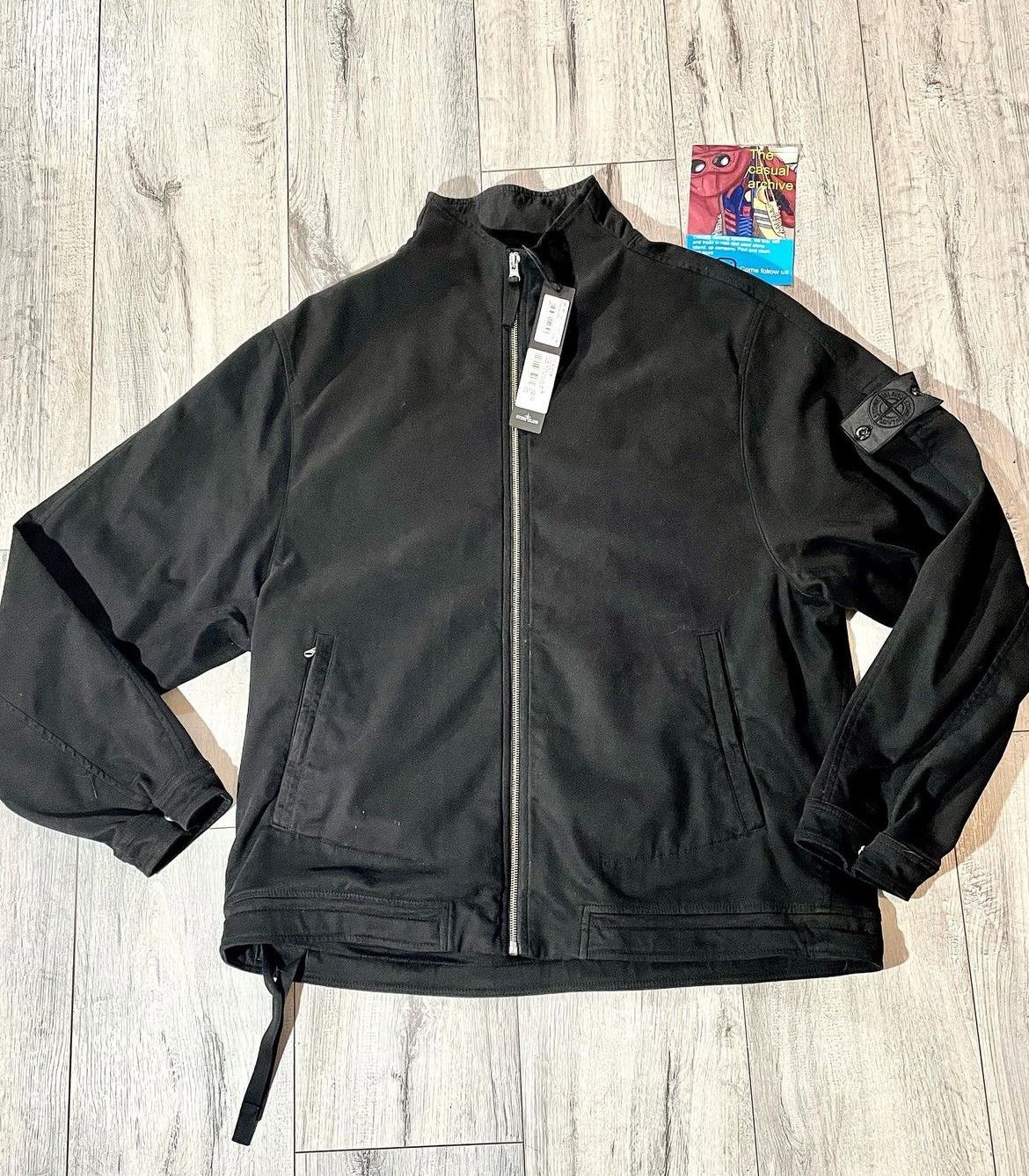 image of Stone Island Shadow Project Cotton Jacket in Black, Men's (Size Large)