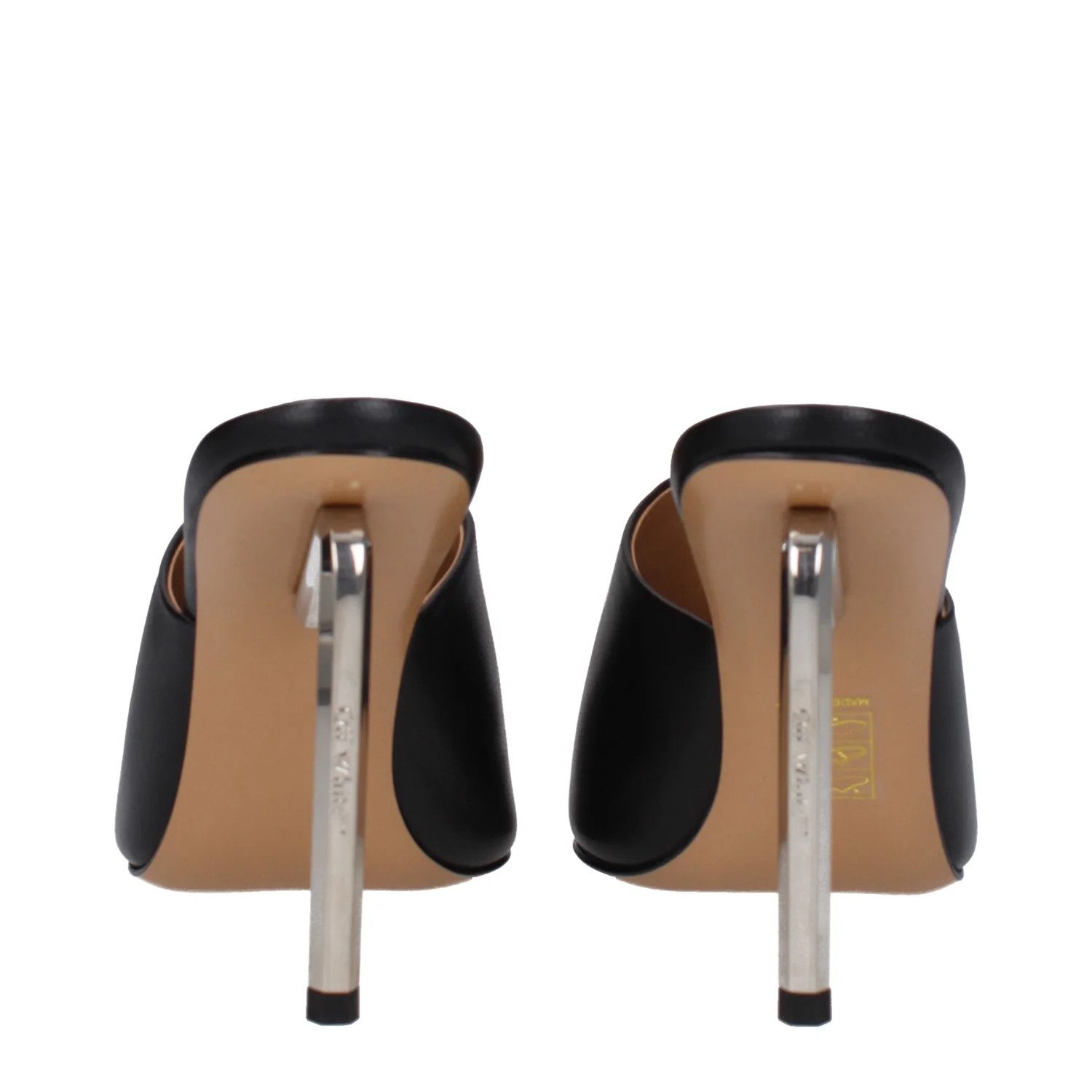 Off-White ob1o1e1124 Leather Sandals in Black Size US 6 / IT 36 - 5 Thumbnail