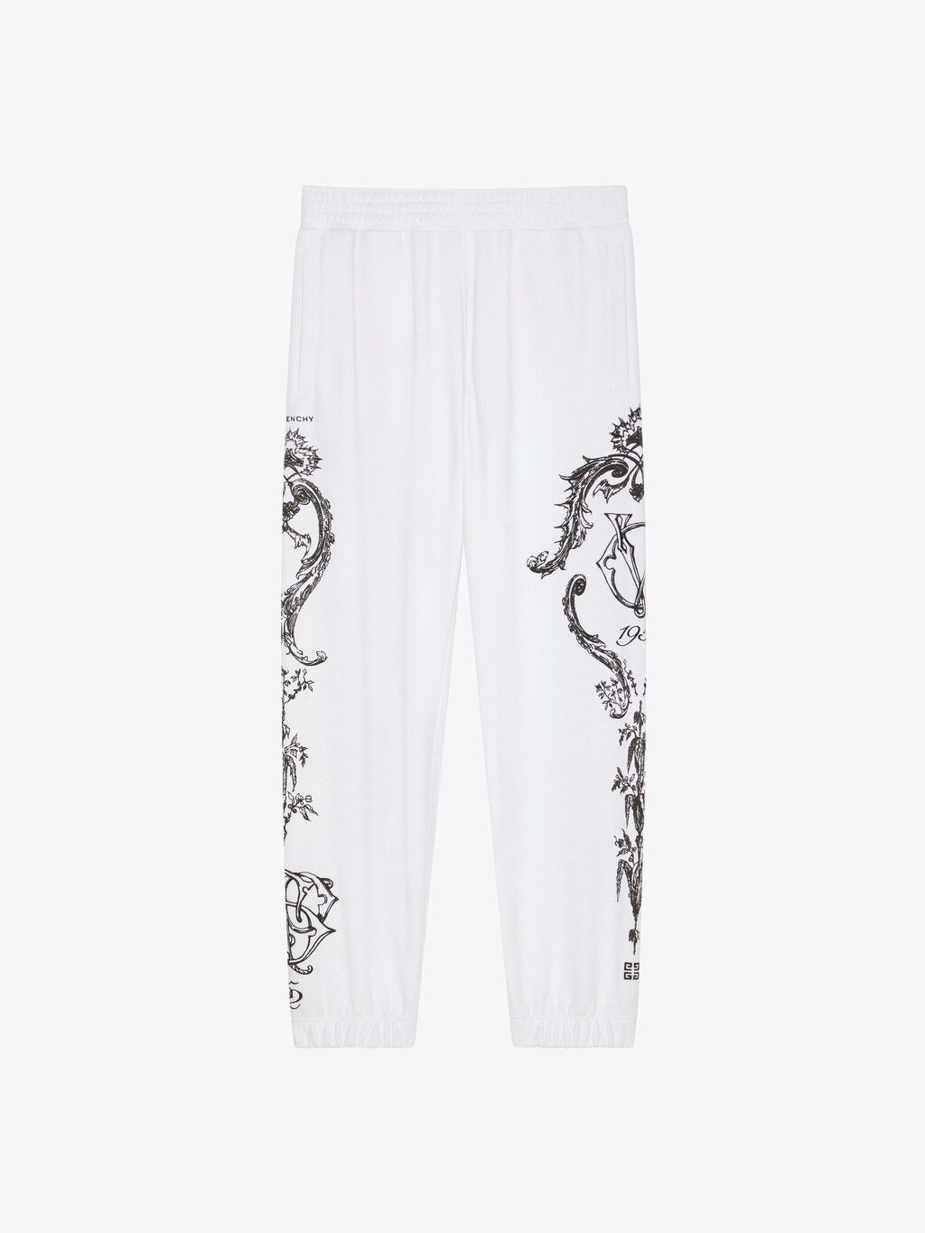 Givenchy o1w1db10325 Casual Sweatpant in White Size US 42 / EU 58 - 1 Thumbnail