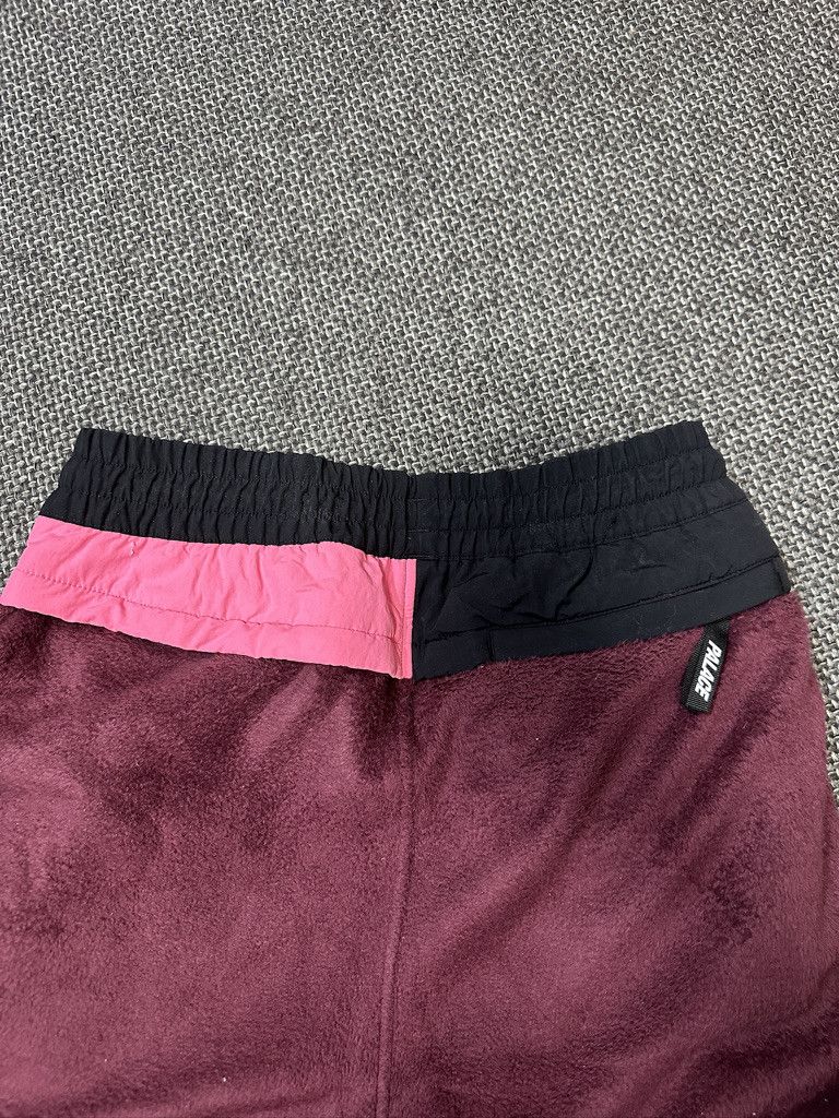 Adidas × Palace polar fleece track pants maroon Size US 30 / EU 46 - 6 Thumbnail