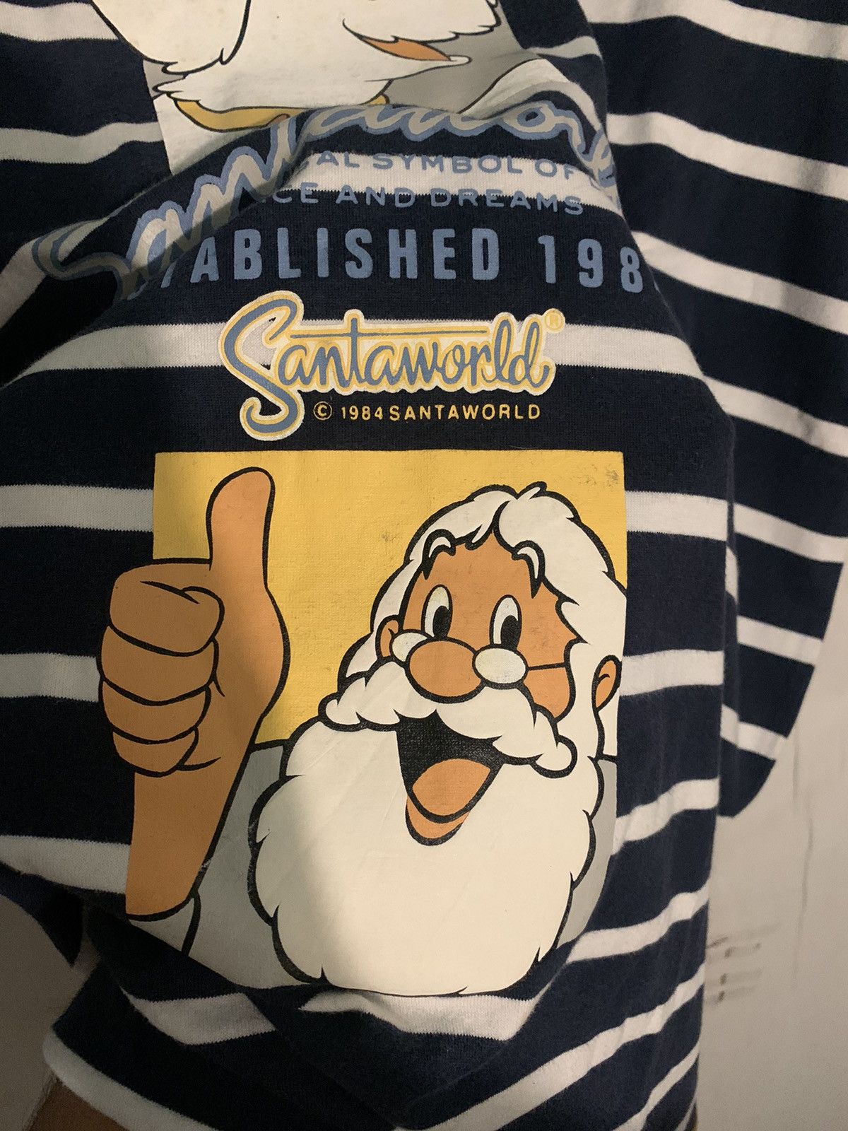 Anime × Vintage Santa word tee Size US M / EU 48-50 / 2 - 8 Thumbnail