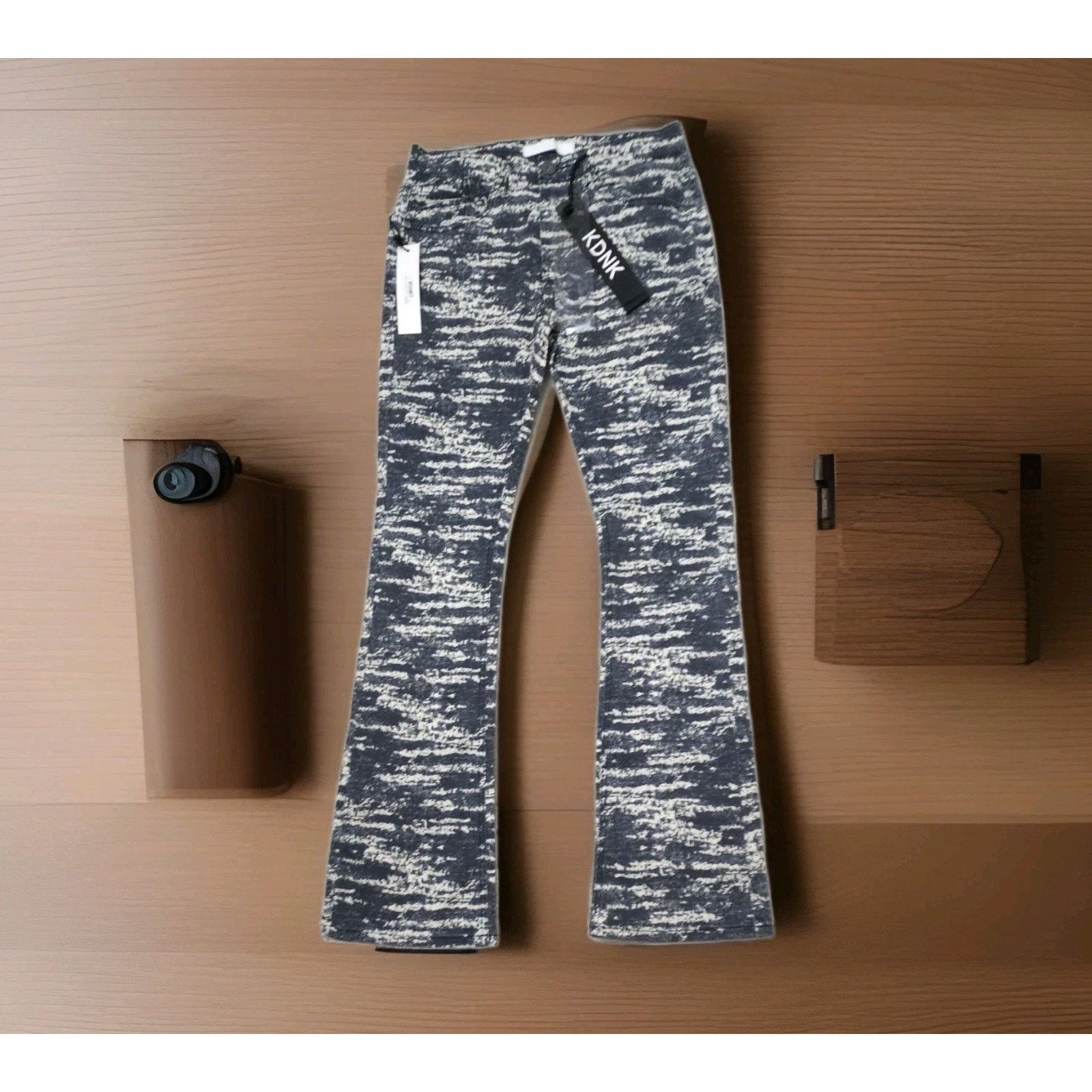 Other KDNK Flare Contrast FUNKY UNISEX Men’s JEANS DENIM Stretch30 Size US 30 / EU 46 - 1 Thumbnail