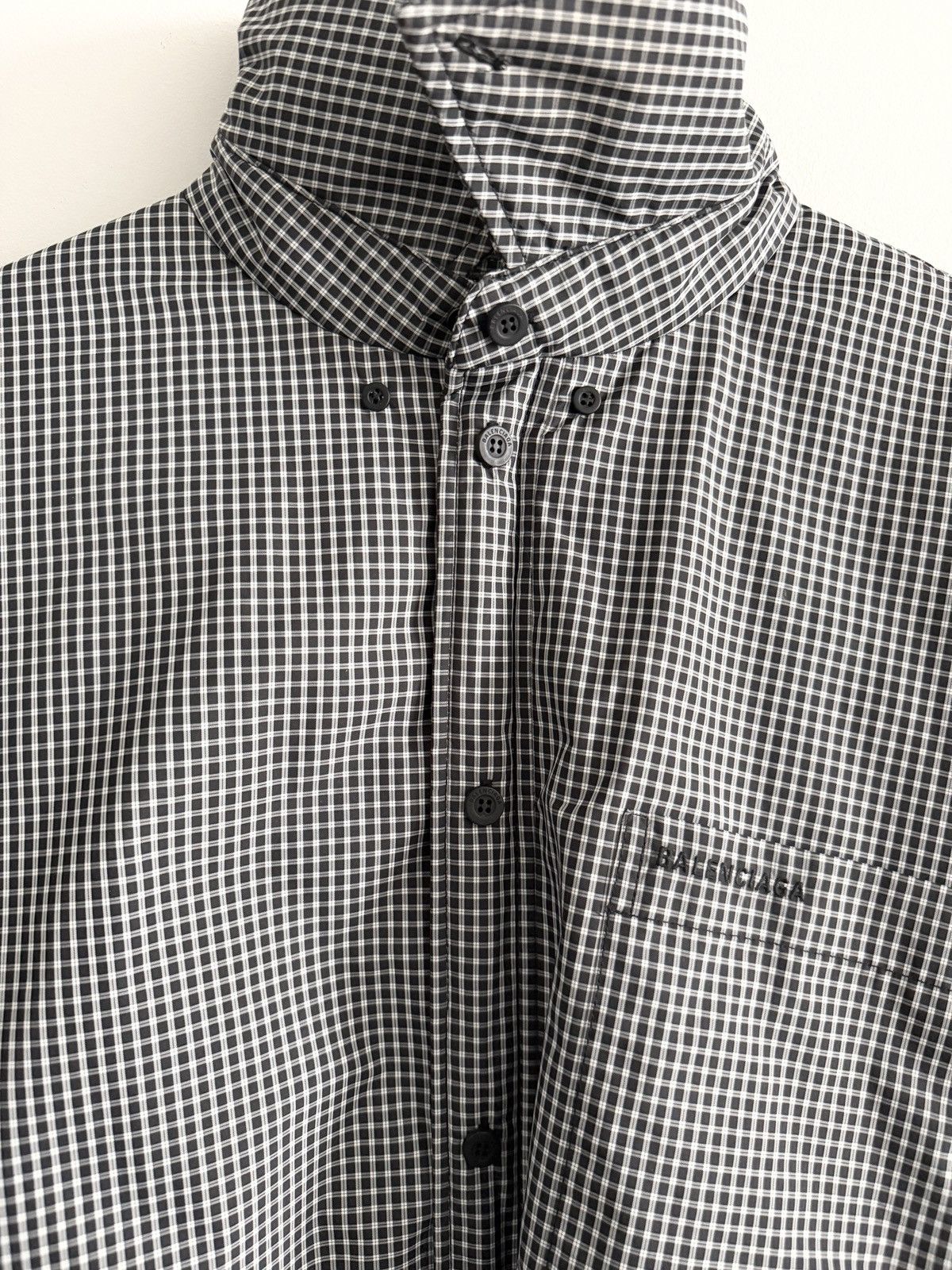 Balenciaga ARCHIVAL! Balenciaga Oversized Plaid Flannel Shirt Jacket Size US M / EU 48-50 / 2 - 3 Thumbnail
