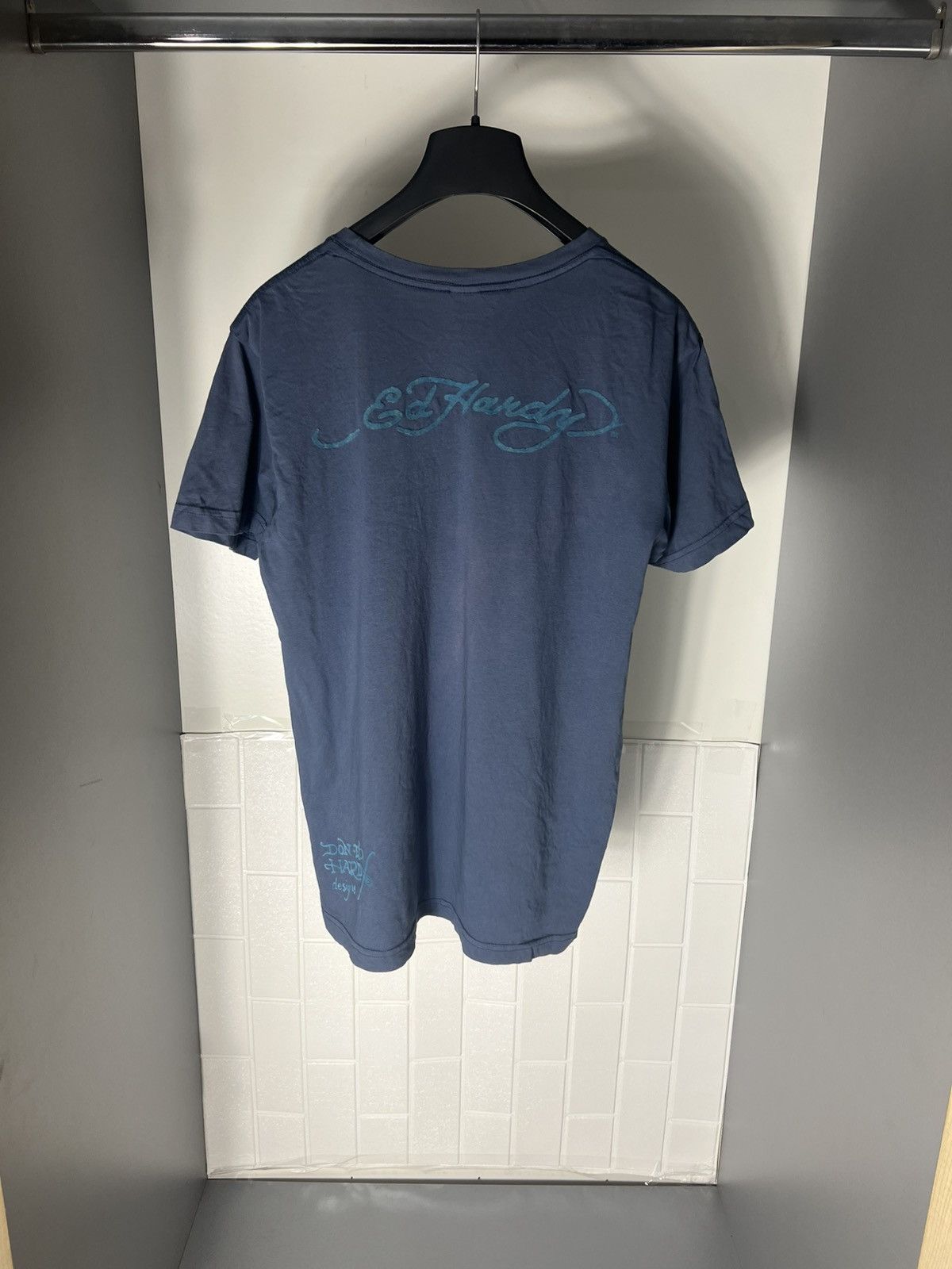 Ed Hardy × Vintage VERY RARE ED HARDY BY CHRISTIAN AUDIGIER DESIGNER T-SHIRT Size US S / EU 44-46 / 1 - 8 Thumbnail