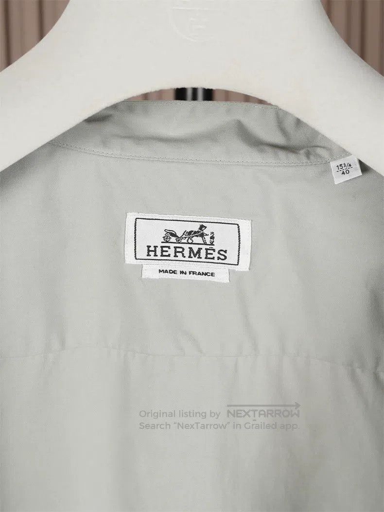 Hermes Hermes size 40 Light Sandstone Green Thin Zipper Jacket Size US XXS / EU 40 - 4 Thumbnail