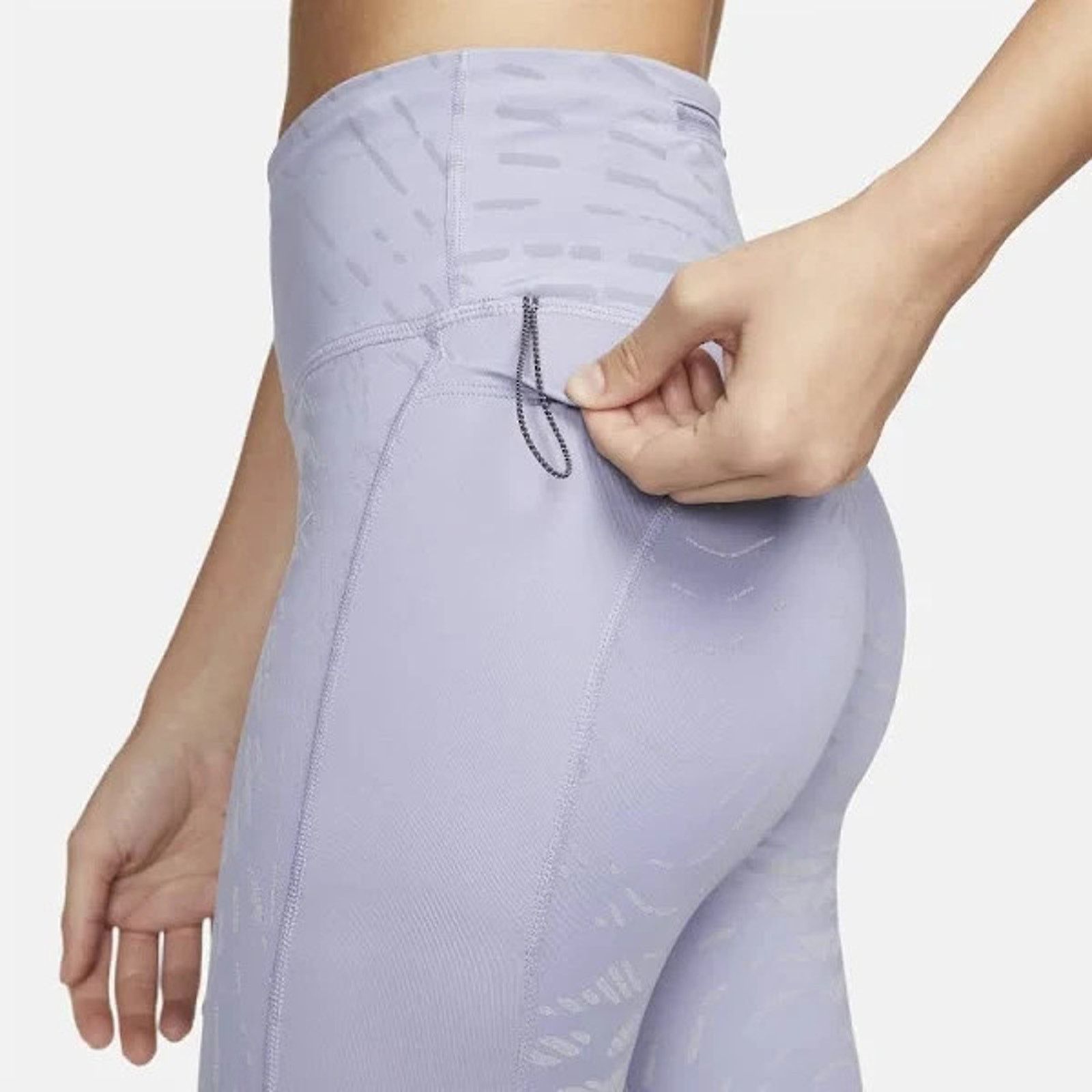 Nike NWT Nike Running Dri-FIT Run Division Reflective Leggings XS Size 22" - 2 Thumbnail