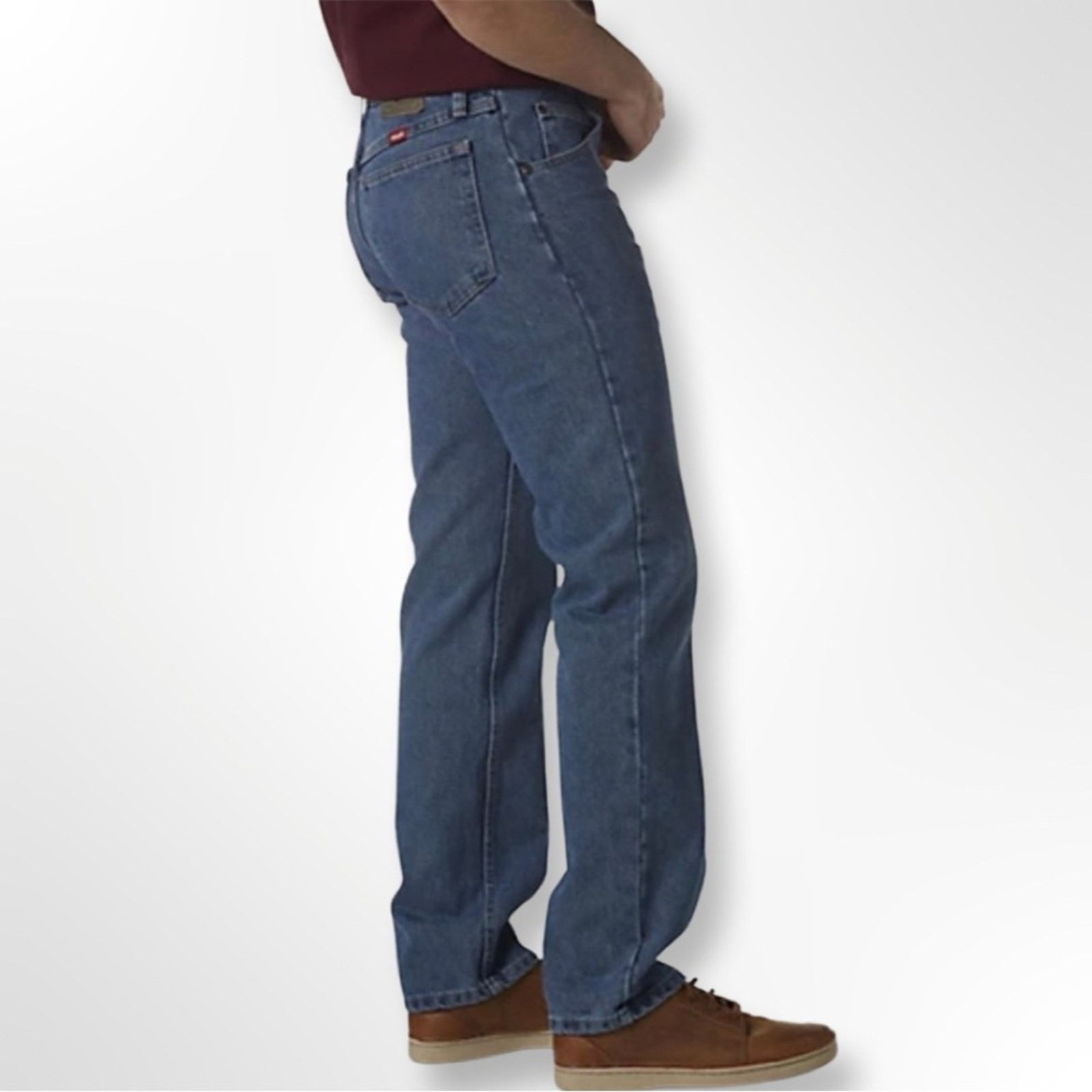 Wrangler Vintage 90s Dark Stonewash Wrangler Premium Quality Jeans Size US 36 / EU 52 - 3 Thumbnail