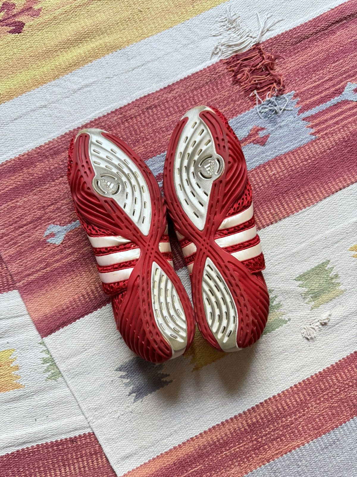 Vintage Vintage 00’s 2004 Adidas y2k Red Moc Slip-Ons Sneakers Size US 8.5 / EU 41-42 - 9 Thumbnail