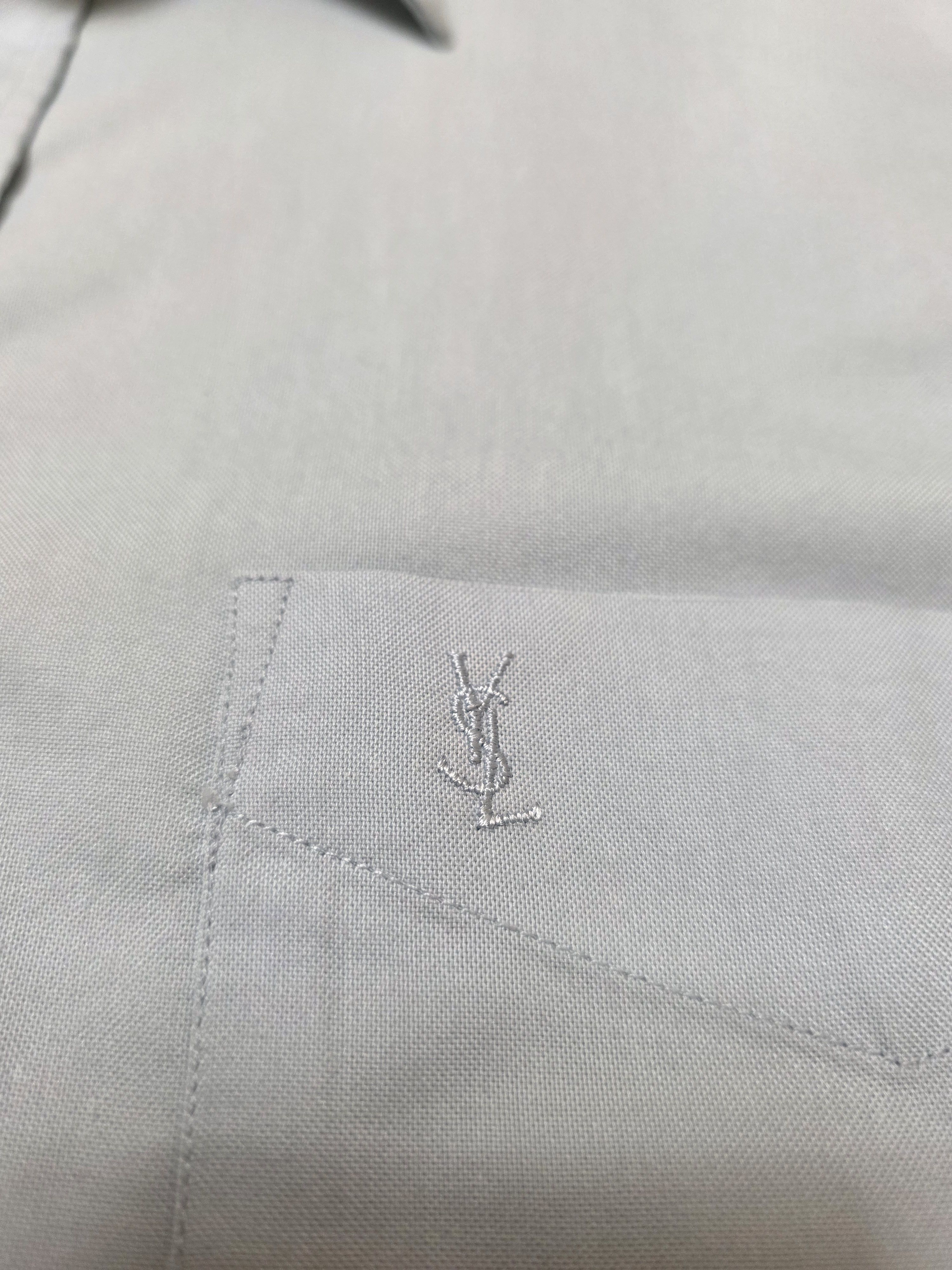 Yves Saint Laurent YVES SAINT LAURENT VINTAGE SHIRT CLASSIC BUTTON YSL BLUE Size US M / EU 48-50 / 2 - 4 Thumbnail