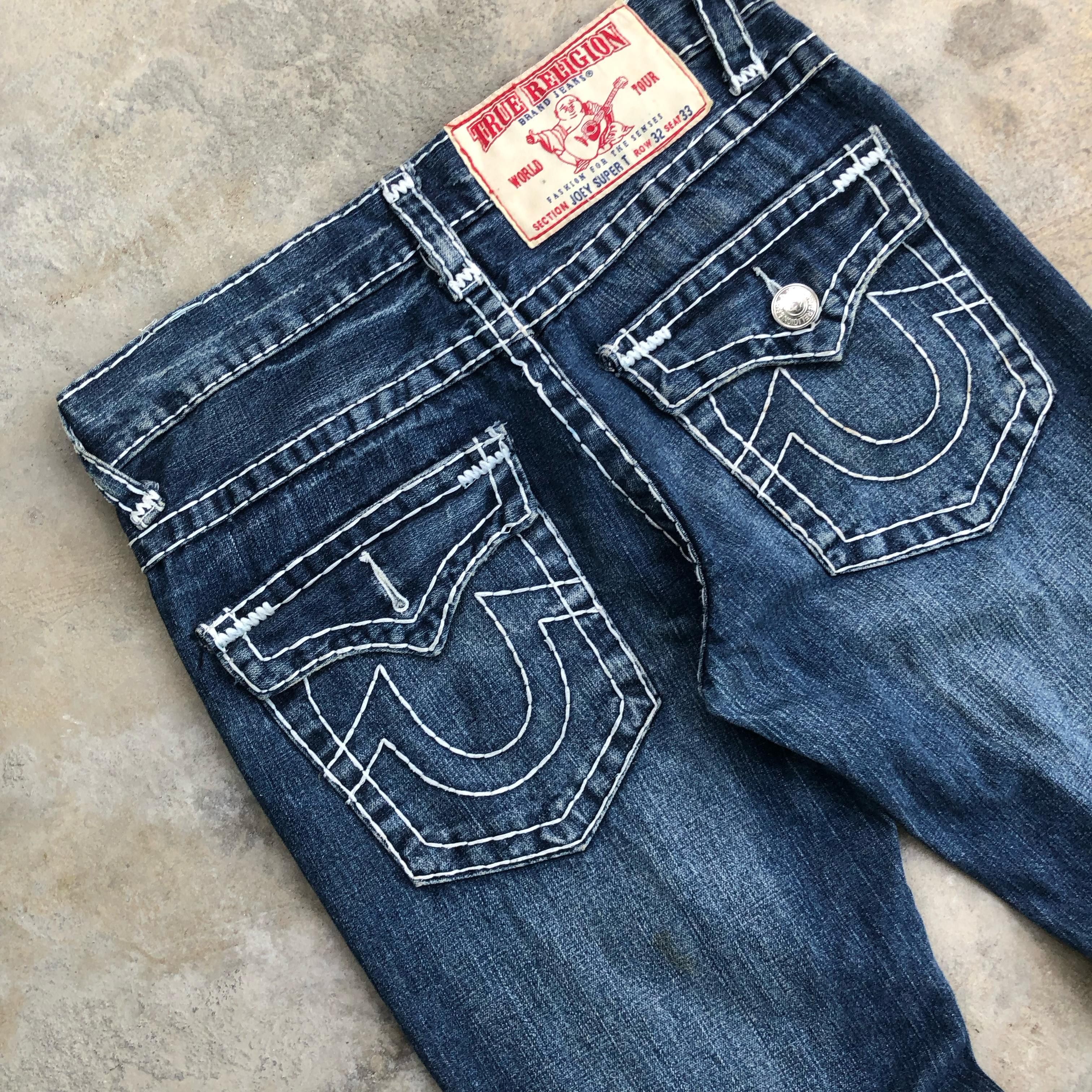 True Religion True Religion White Stiching Flared denim Size US 32 / EU 48 - 8 Thumbnail