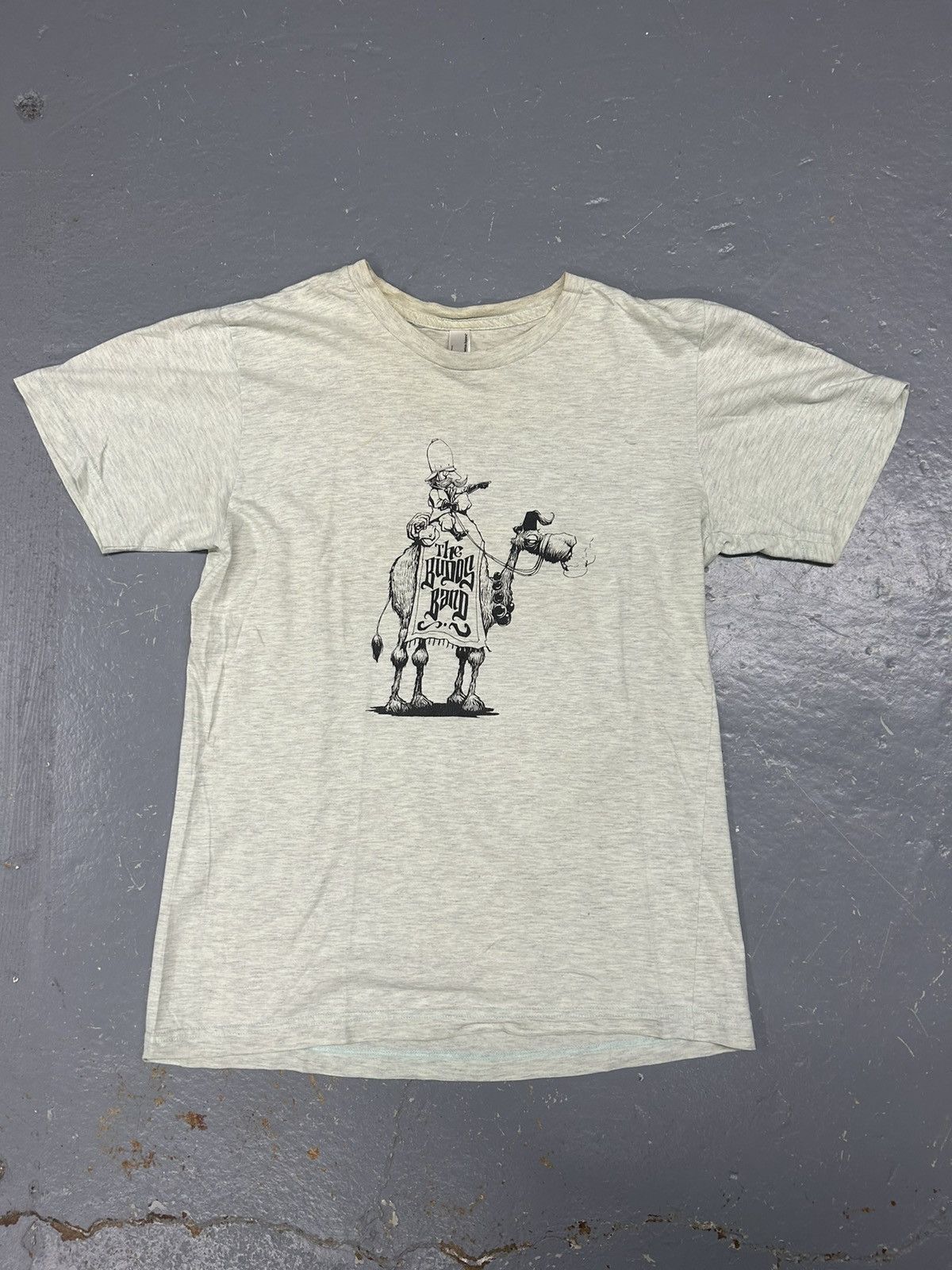 Band Tees × Vintage Crazy Vintage Y2K Essential Grey Graphic Budos Band T-Shirt Size US S / EU 44-46 / 1 - 1 Thumbnail