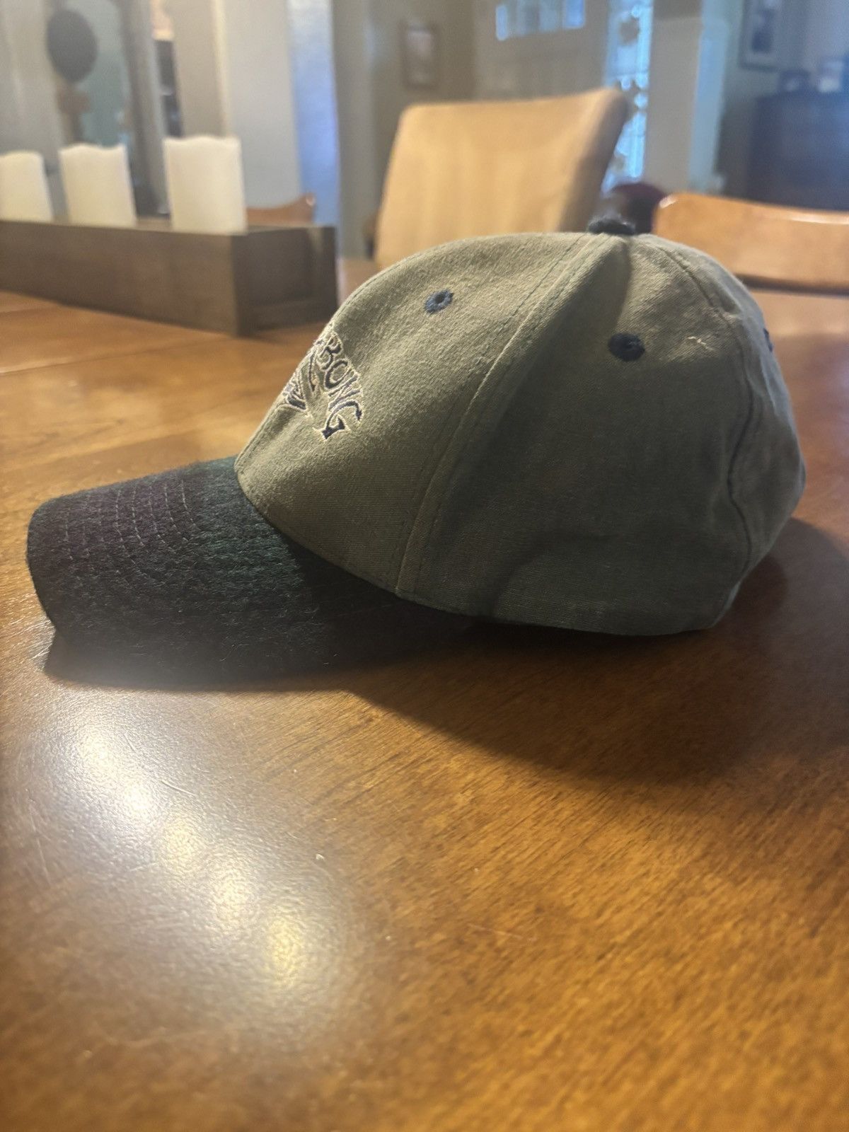 Billabong Vintage Y2K Billabong Plaid Snapback - Earth Tone Skate Size ONE SIZE - 2 Thumbnail