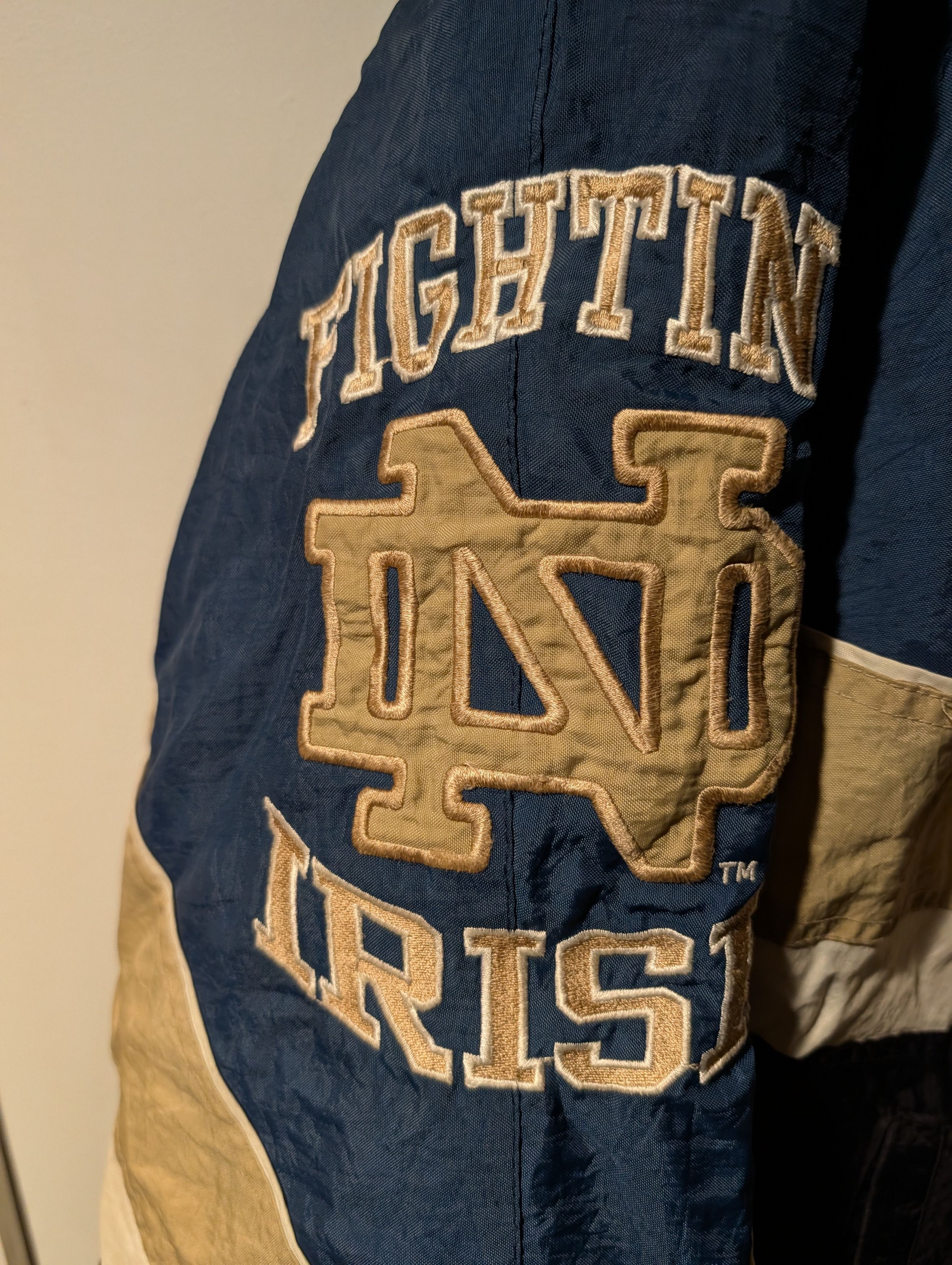 Starter Vintage 90s Notre Dame Fighting Irish Starter Puffer Jacket Size US XXL / EU 58 / 5 - 2 Thumbnail