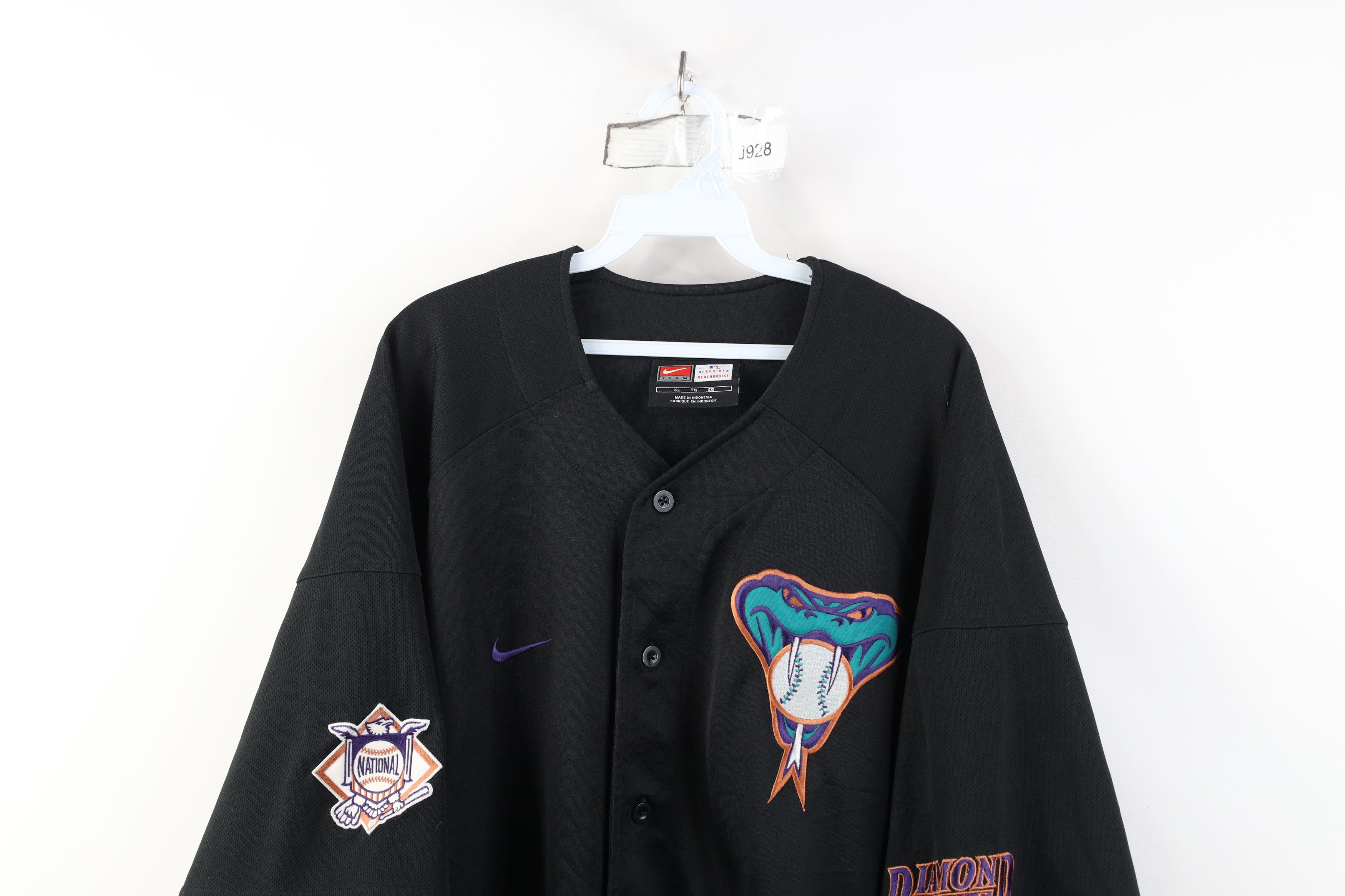 Nike Vintage Nike Swoosh Arizona Diamondbacks Baseball Jersey Size US XL / EU 56 / 4 - 2 Thumbnail
