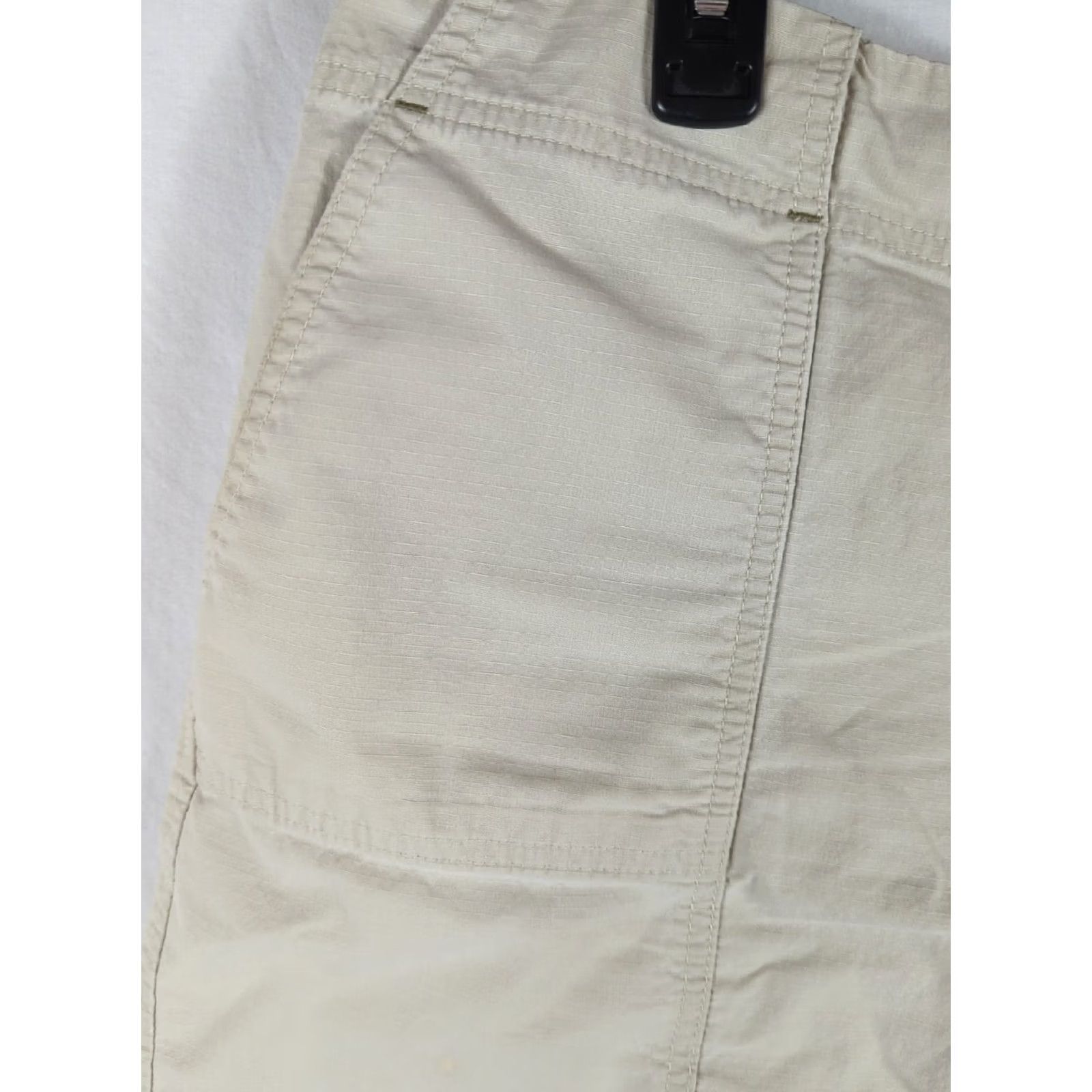 Eddie Bauer Eddie Bauer Mercer Fit Shorts womens Size 16 Beige Cotton Stretch 7" Inseam Size 38" / US 16 / IT 52 - 2 Thumbnail