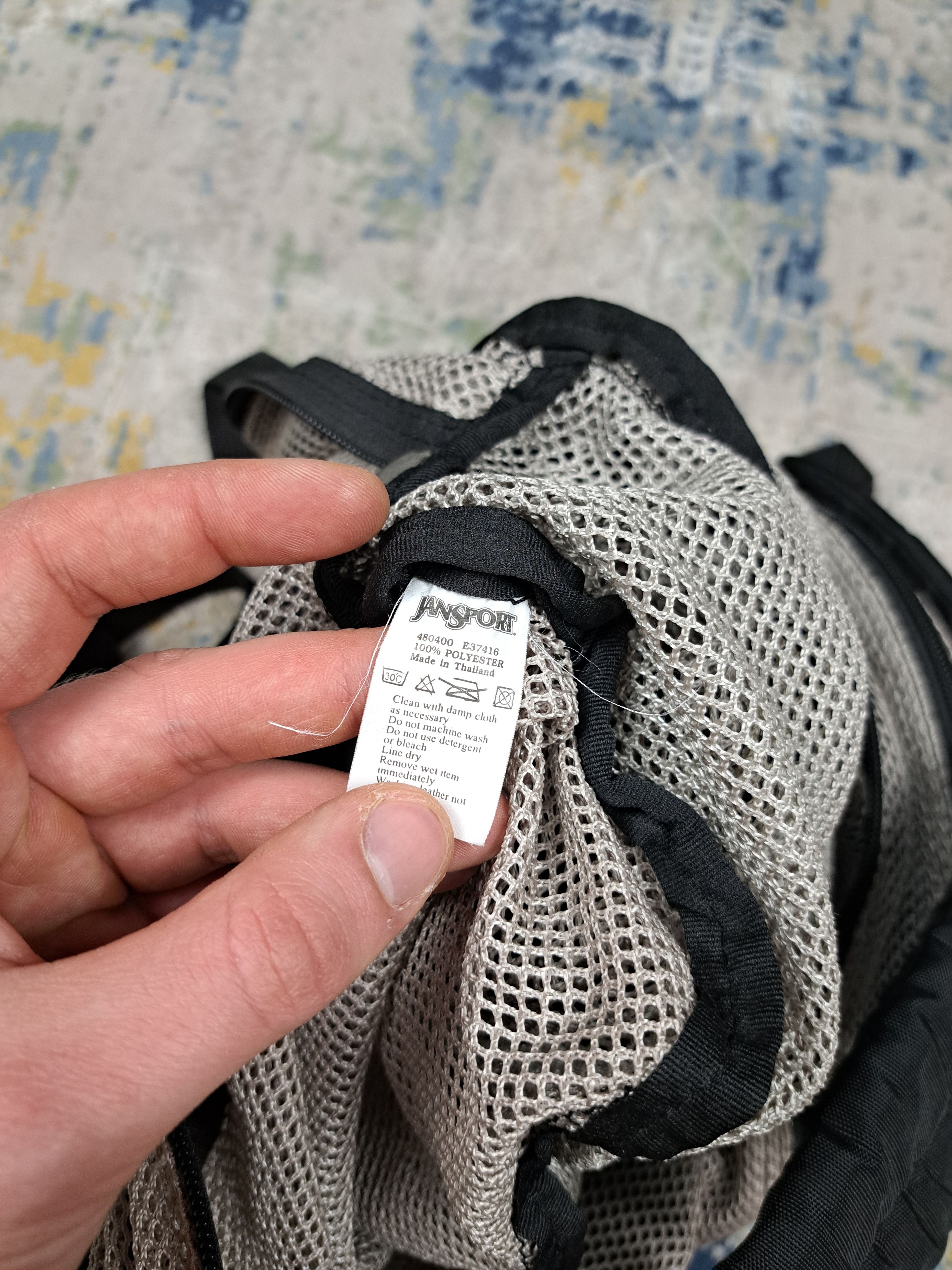 Jansport Jansport Mesh Transparent Backpack See Through y2k Size ONE SIZE - 6 Thumbnail