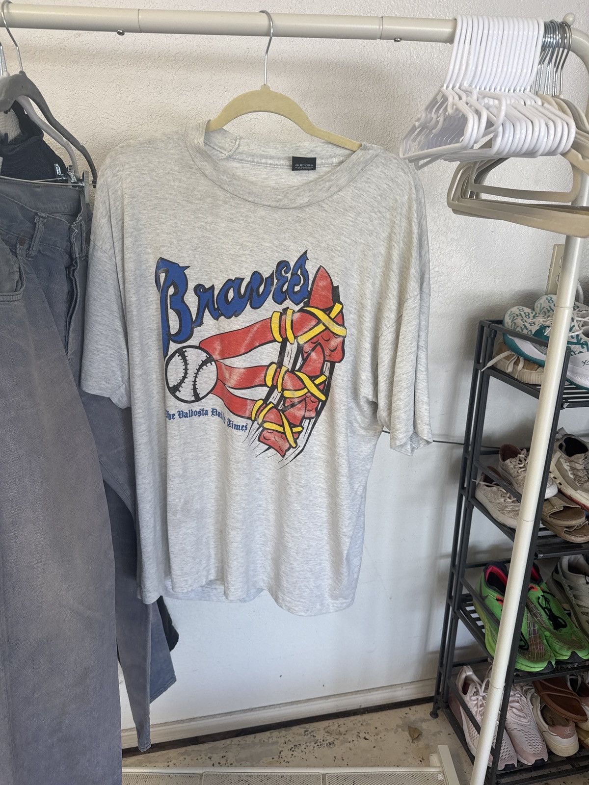 Vintage Vintage Braves Tee Size US XXL / EU 58 / 5 - 1 Thumbnail