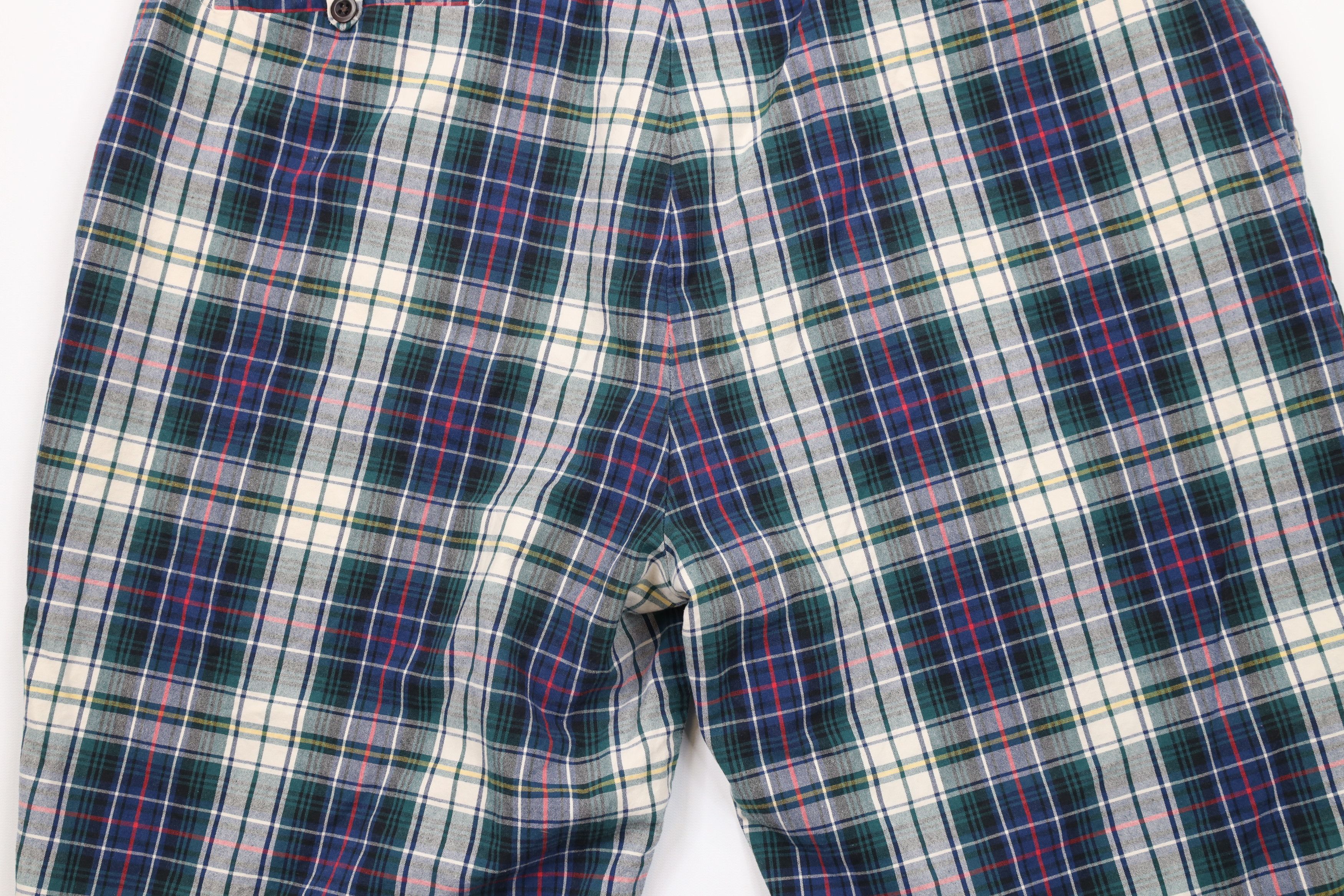 Ralph Lauren × Vintage Vintage 90s Ralph Lauren Golf Chino Shorts Plaid Cotton Size US 40 / EU 56 - 9 Thumbnail