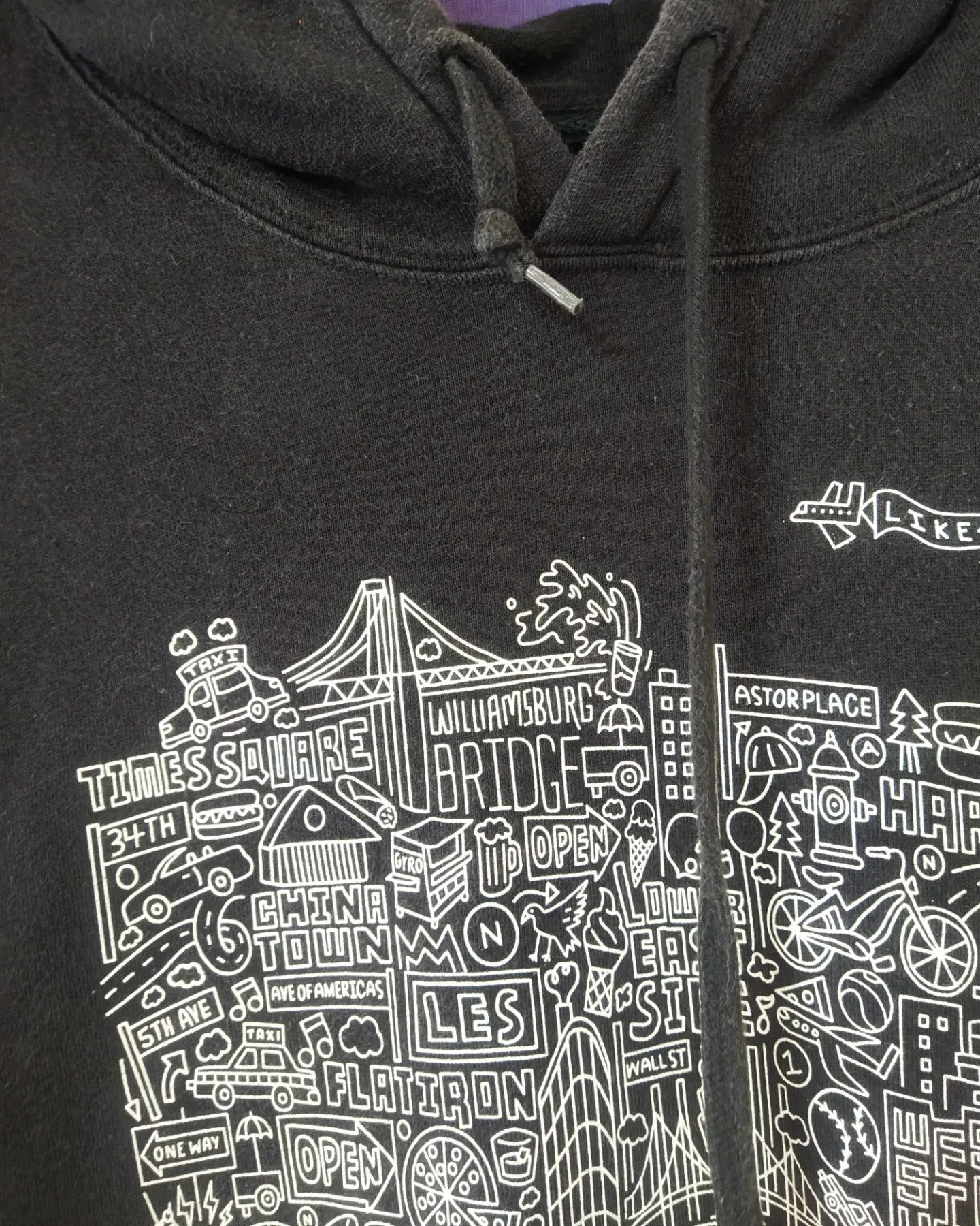 Uniqlo Uniqlo SPRZNY x Timothy Goodman Graphic Black Hoodie Size US XL / EU 56 / 4 - 3 Thumbnail