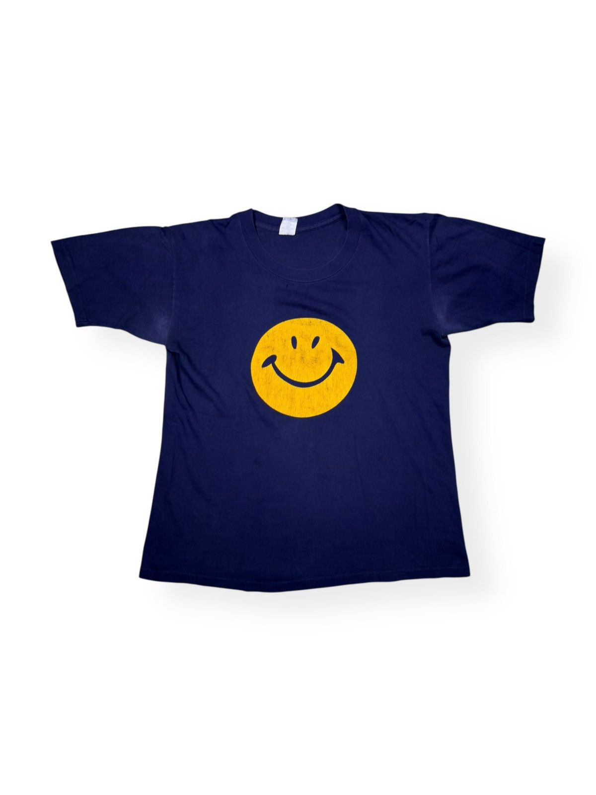 Vintage *RARE* VINTAGE 1960s 60s SMILEY FACE VELVA SHEEN TEE Size US L / EU 52-54 / 3 - 1 Thumbnail