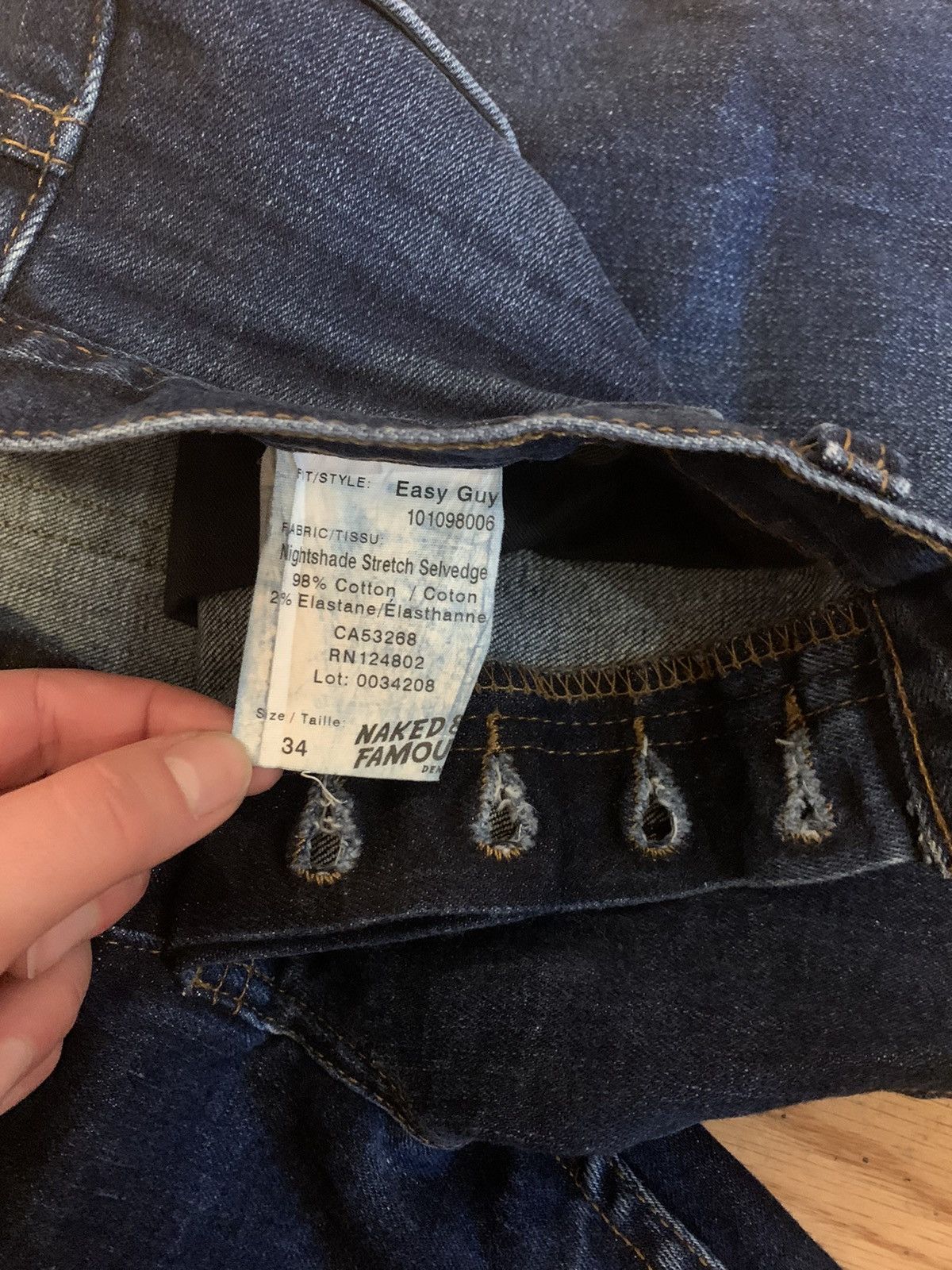Naked & Famous Naked and famous denim jeans Size US 34 / EU 50 - 3 Thumbnail