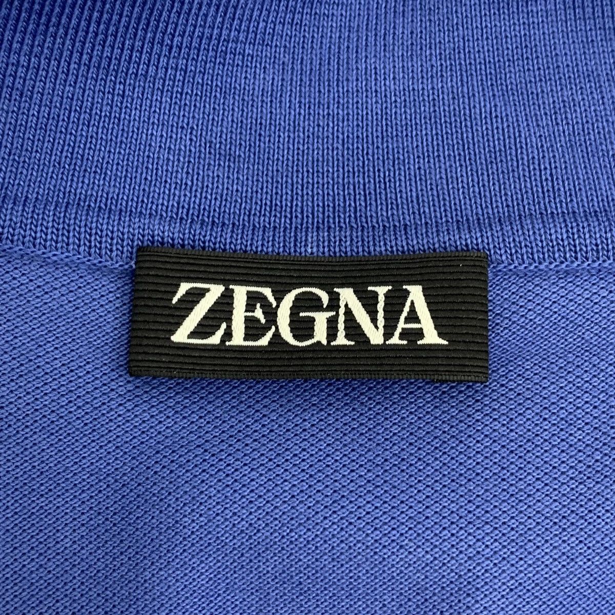 Z Zegna Zegna Collared Single-breasted Short Sleeve Polo Shirt K26WX Size US M / EU 48-50 / 2 - 5 Thumbnail