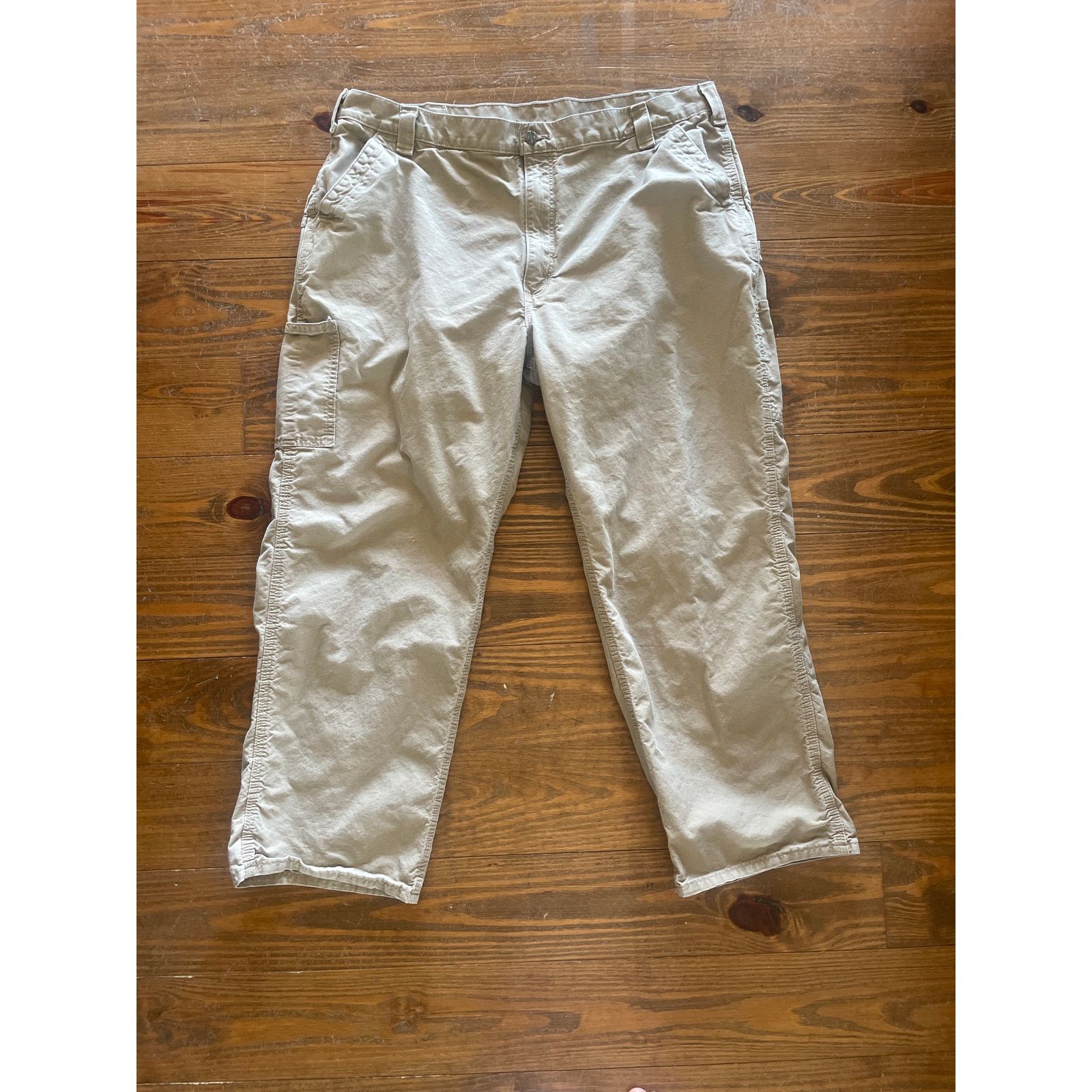 Carhartt Carhartt Khaki Loose Original Fit Carpenter Pant, 42x30 Size US 42 / EU 58 - 3 Thumbnail