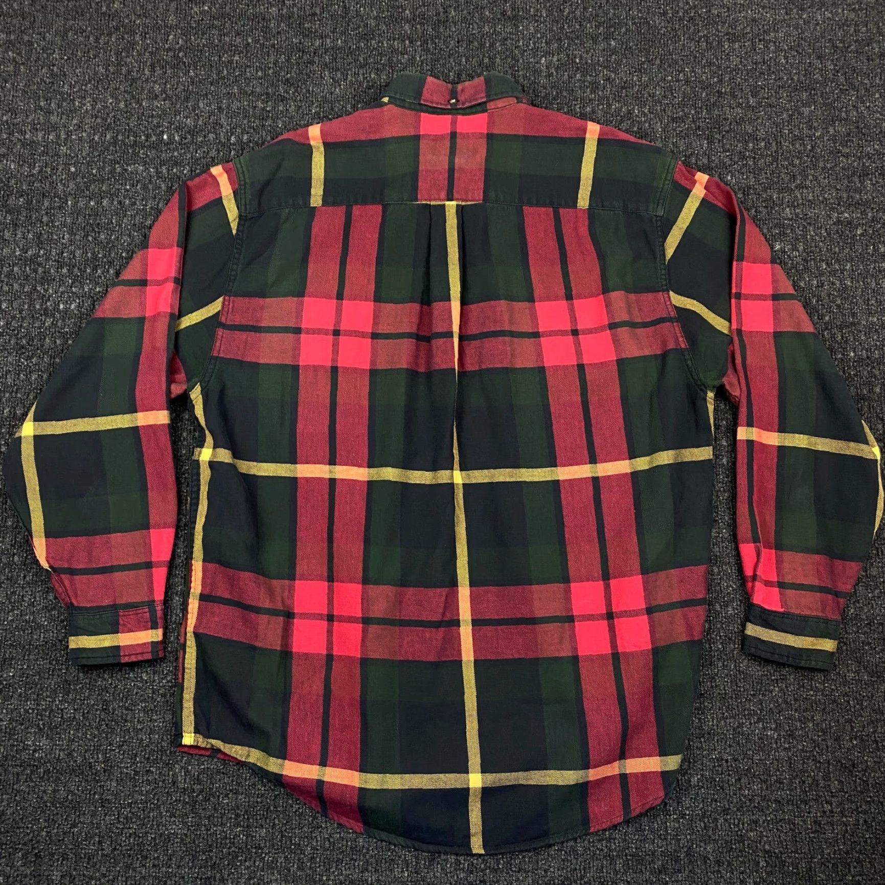 Eddie Bauer VINTAGE Eddie Bauer Flannel Plaid Shirt Long Sleeve Button Down L Tall Red Green Shirt Mens Casual 90s Dad Nature Outdoor USA Size US L / EU 52-54 / 3 - 3 Thumbnail