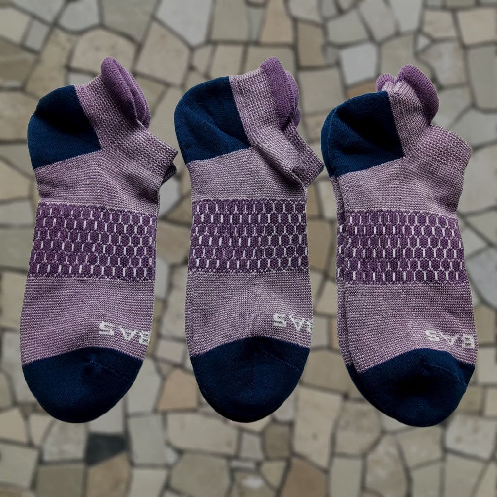 Vintage Bombas Stripe Pattern Lightweight Ankle Socks Lot Of 3 Size M Womens Size ONE SIZE - 1 Thumbnail