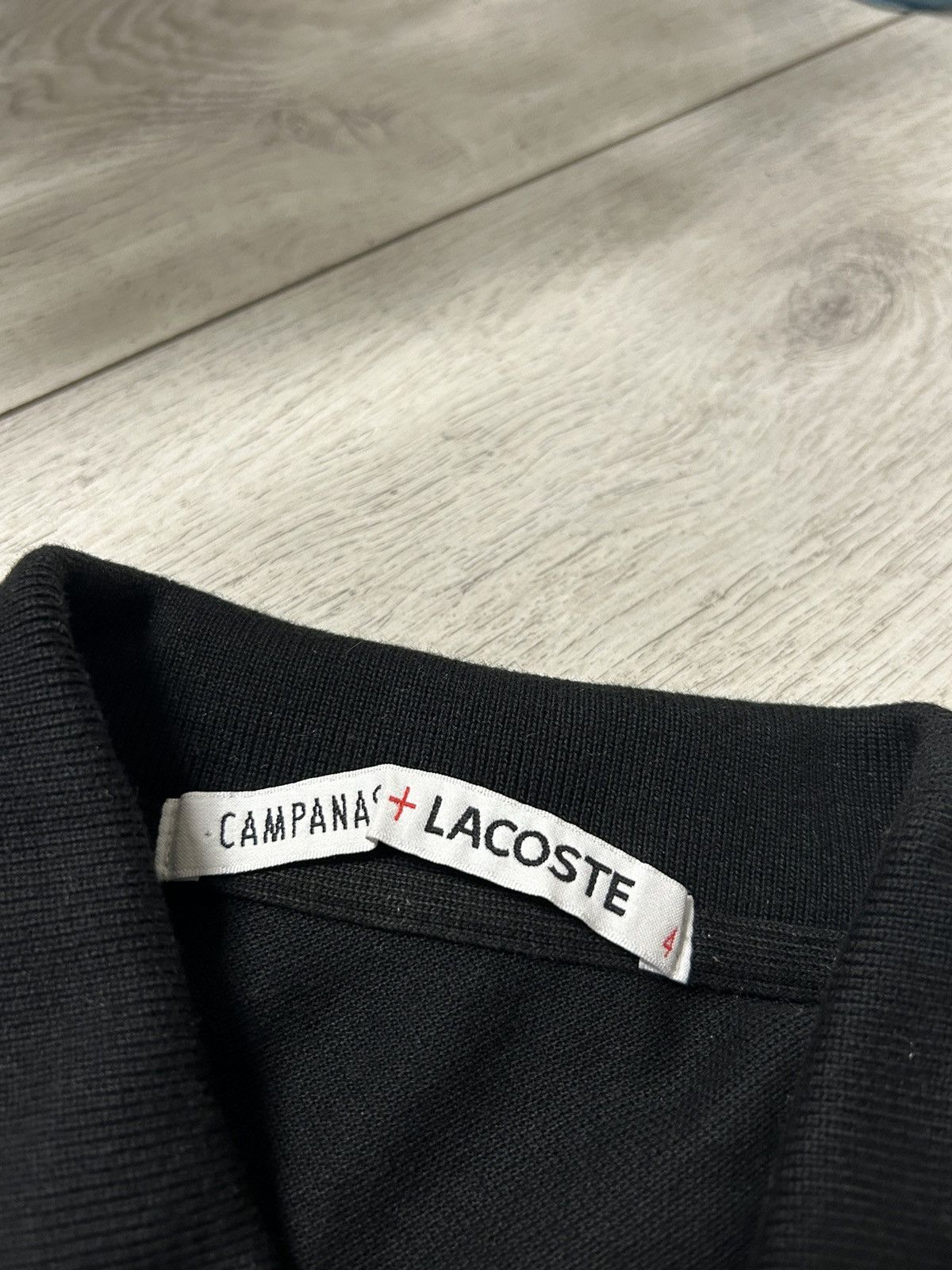 Lacoste × Vintage Limited Edition Campanas X Lacoste Black Polo M Size US M / EU 48-50 / 2 - 3 Thumbnail