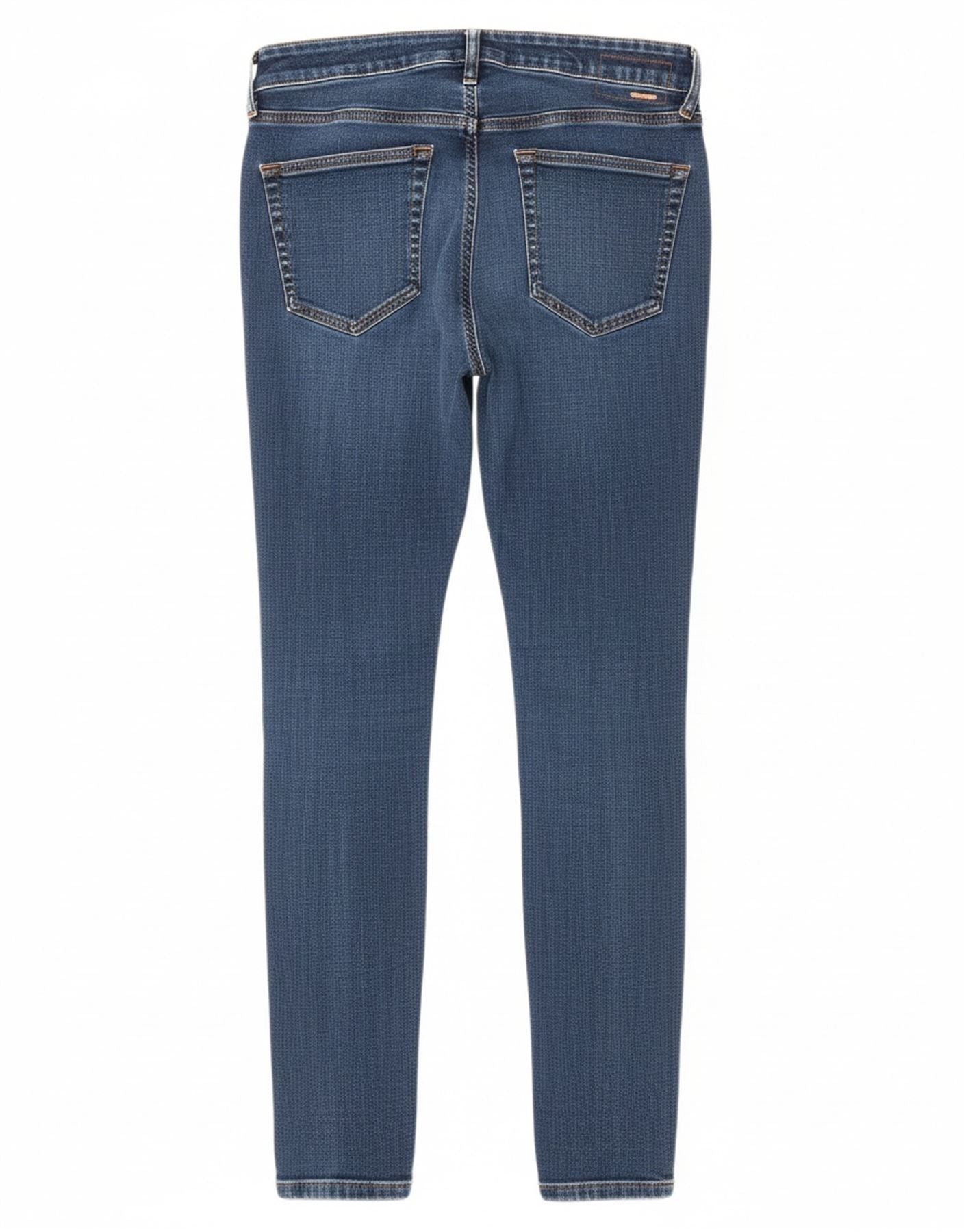 Diesel Womens Slandy Super Slim Skinny Jeans W27 L29 Blue Cotton Size 27" / US 4 / IT 40 - 1 Thumbnail