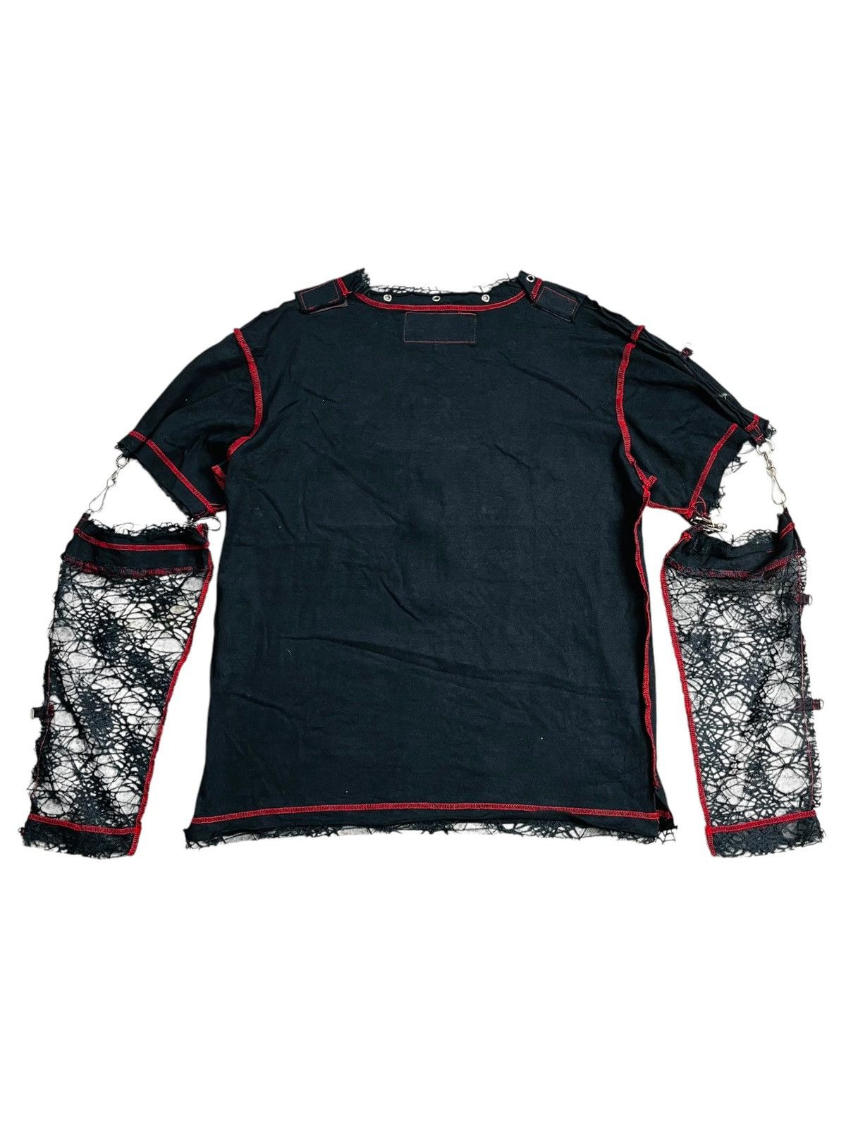20471120 2000s Keystation - Cross Butterfly Punk LS Size US L / EU 52-54 / 3 - 2 Thumbnail
