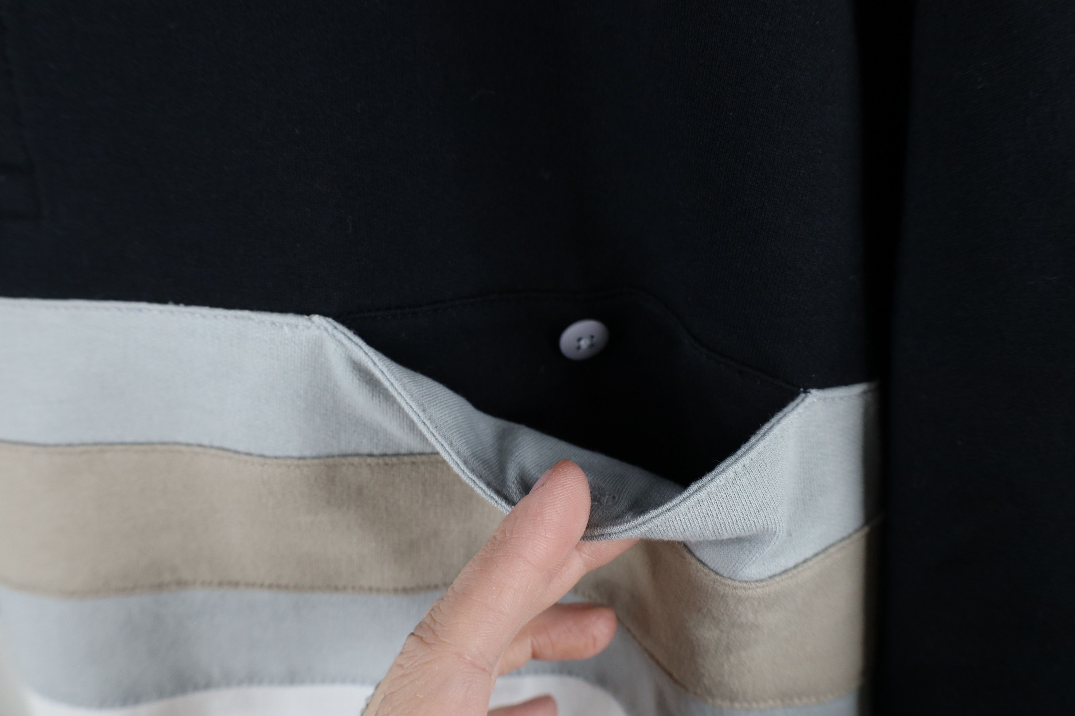 Vintage Vintage 90s Streetwear Block Striped Pullover Polo Shirt Size US XL / EU 56 / 4 - 4 Thumbnail
