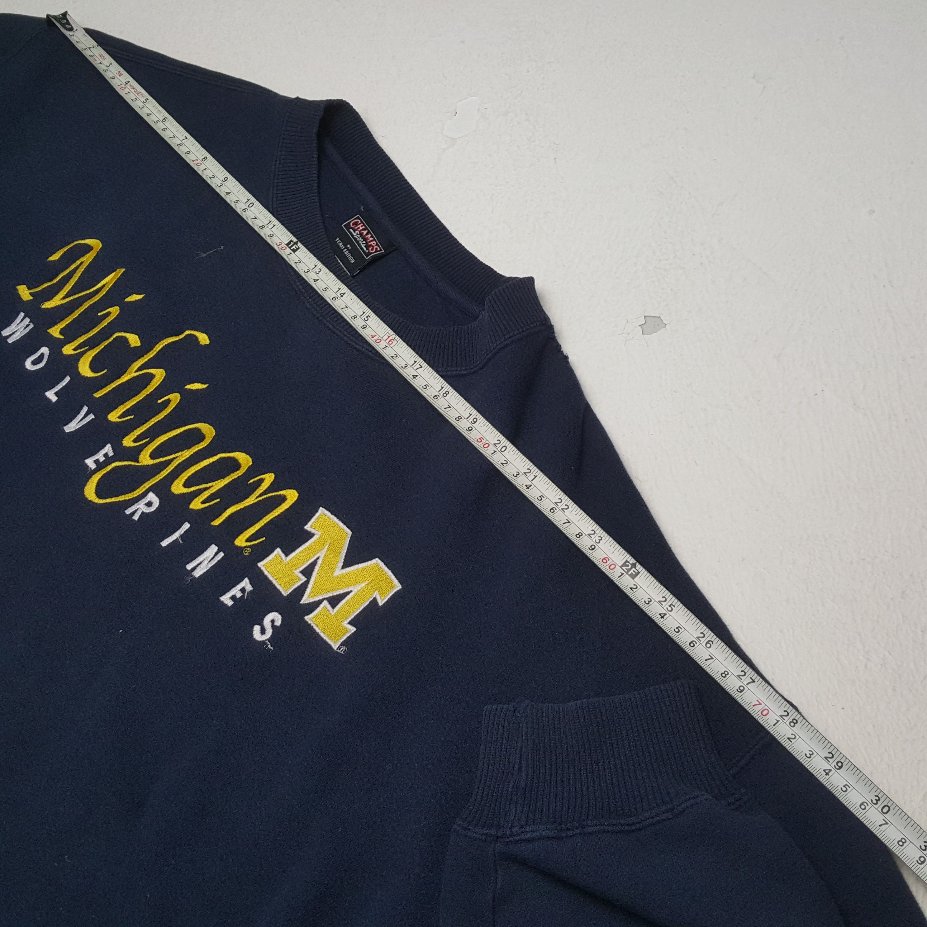NFL × Vintage Vintage MICHIGAN WOLVERINES American NFL Team Sweatshirts Size US XXL / EU 58 / 5 - 4 Thumbnail