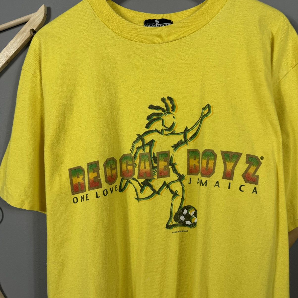 Vintage Vintage 1998 “Reggae Boyz” Jamaica T-Shirt by Palm Club Size US XL / EU 56 / 4 - 3 Thumbnail