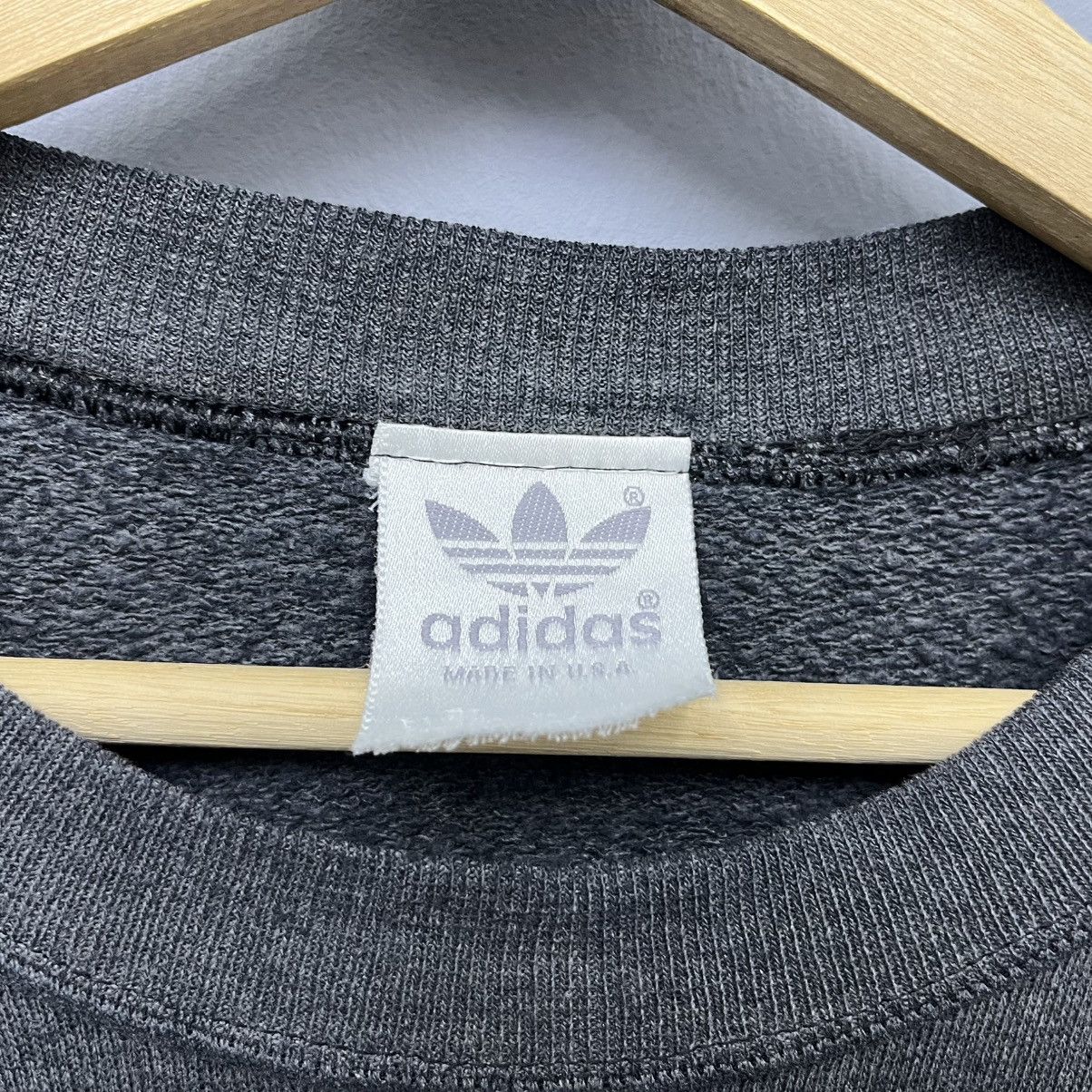 Adidas Vintage 90s Adidas Trefoil Big Logo Sweatshirt Size US L / EU 52-54 / 3 - 6 Thumbnail