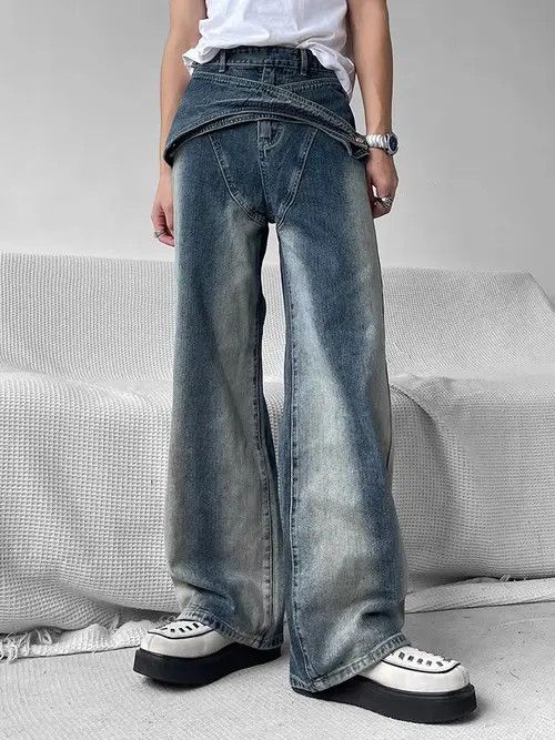 Japanese Brand Retro punk denim pants Size US 31 - 7 Thumbnail