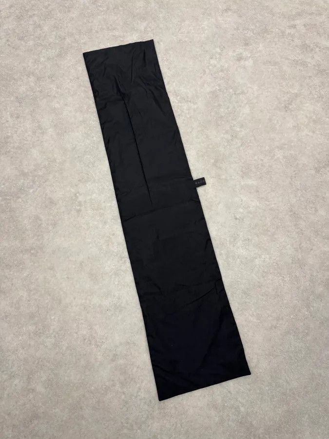Prada AW1999 Prada Black Nylon Linea Rossa Minimalist Scarf Size ONE SIZE - 4 Thumbnail