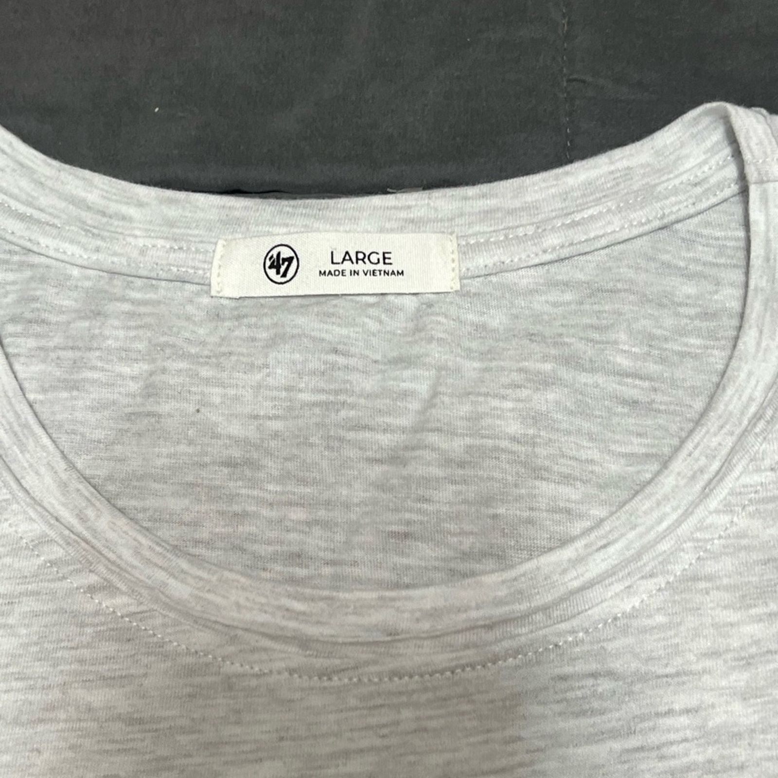 47 'NWT 47 Women's Miami Dolphins Rimrocker T-Shirt LARGE Grey Size L / US 10 / IT 46 - 4 Thumbnail