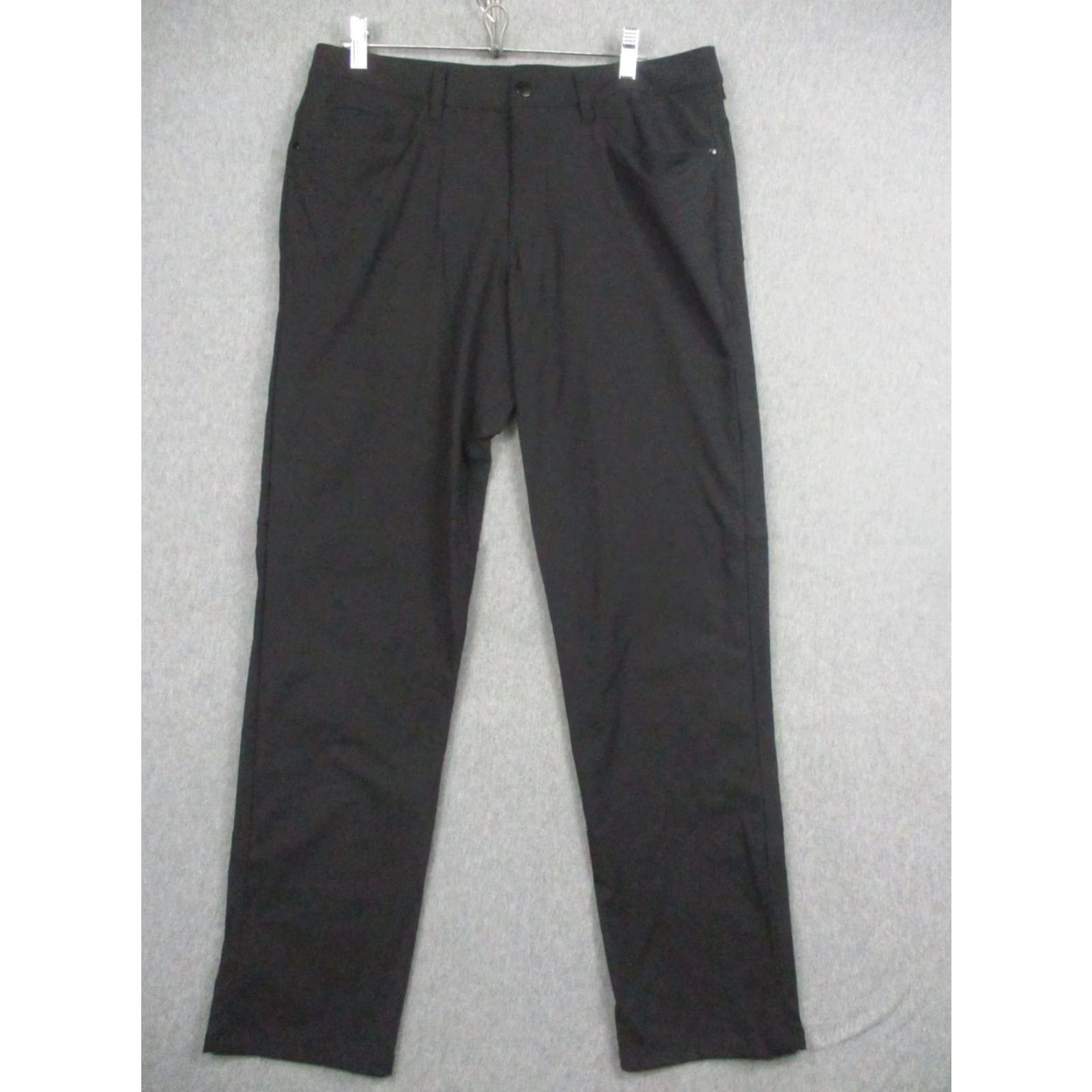 Lululemon Lululemon Pants Mens 32 Black 5 Pocket Straight Leg Performance Casual Golf Chino Flat Front Zip Mens Size US 32 / EU 48 - 2 Thumbnail