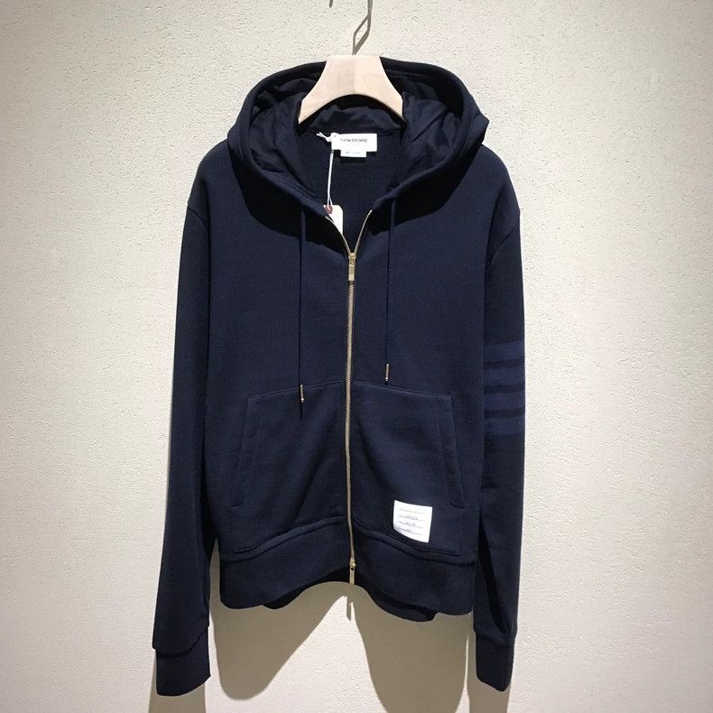 Thom Browne Tie-down zip hoodie