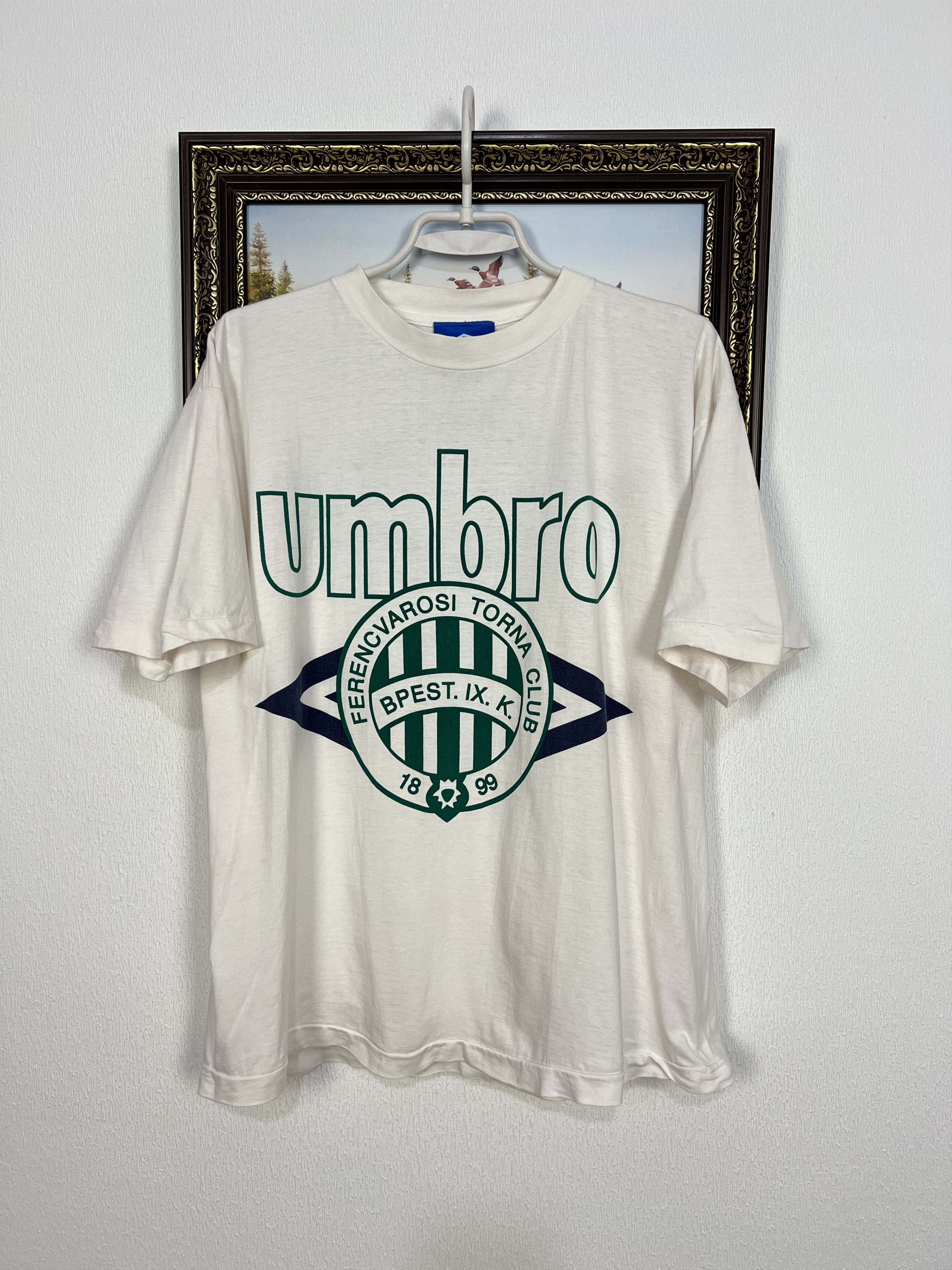 Umbro Vintage 90's Umbro Ferencvaros Football Shirt Soccer Train Size US L / EU 52-54 / 3 - 1 Thumbnail