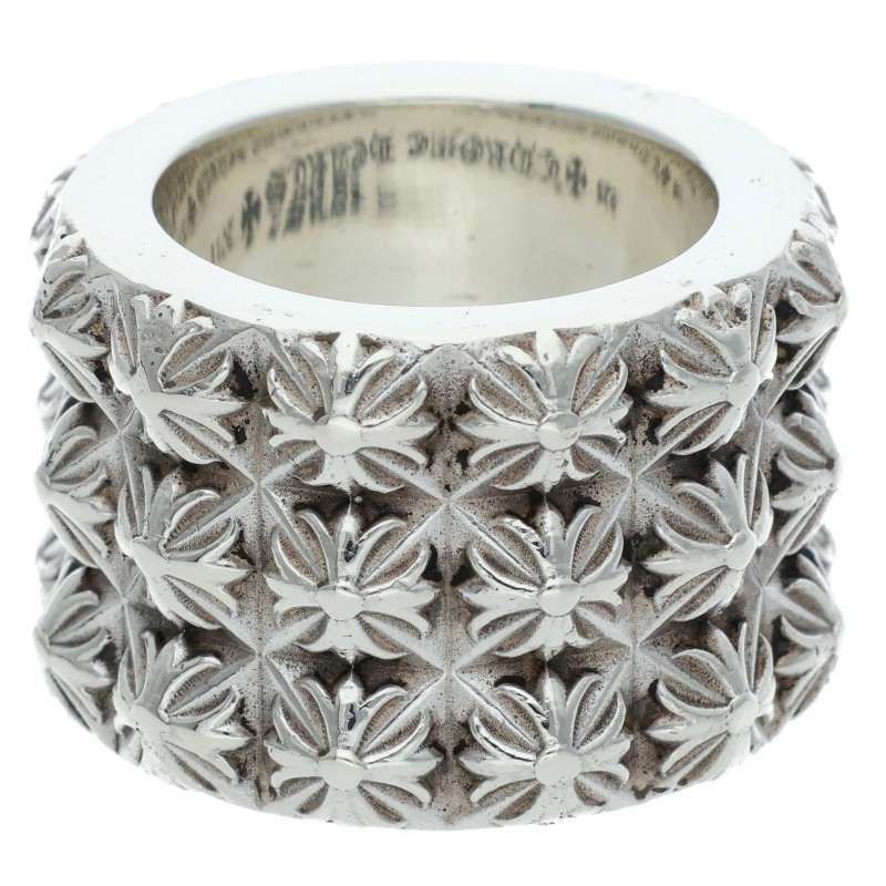 Chrome Hearts Chrome Hearts Pete Punk Triple Row Silver Ring Size ONE SIZE - 2 Thumbnail