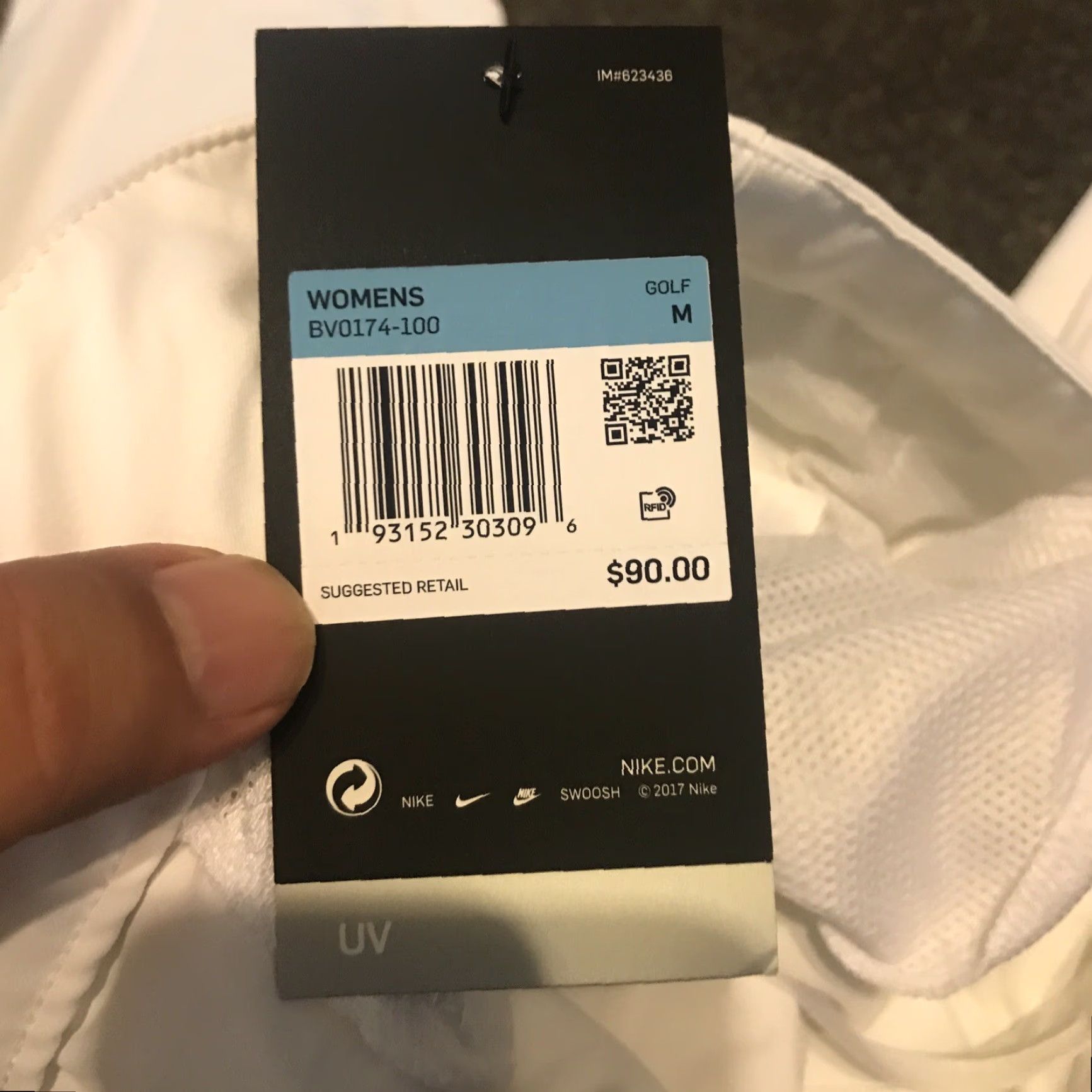 Nike Nike Dri Fit Victory Golf Pants Flux UV BV0174-100 White M Womens Capri Pockets Adjustable Waist Breathable Comfort Activewear Golf Venues Size 32" / US 10 / IT 46 - 3 Thumbnail