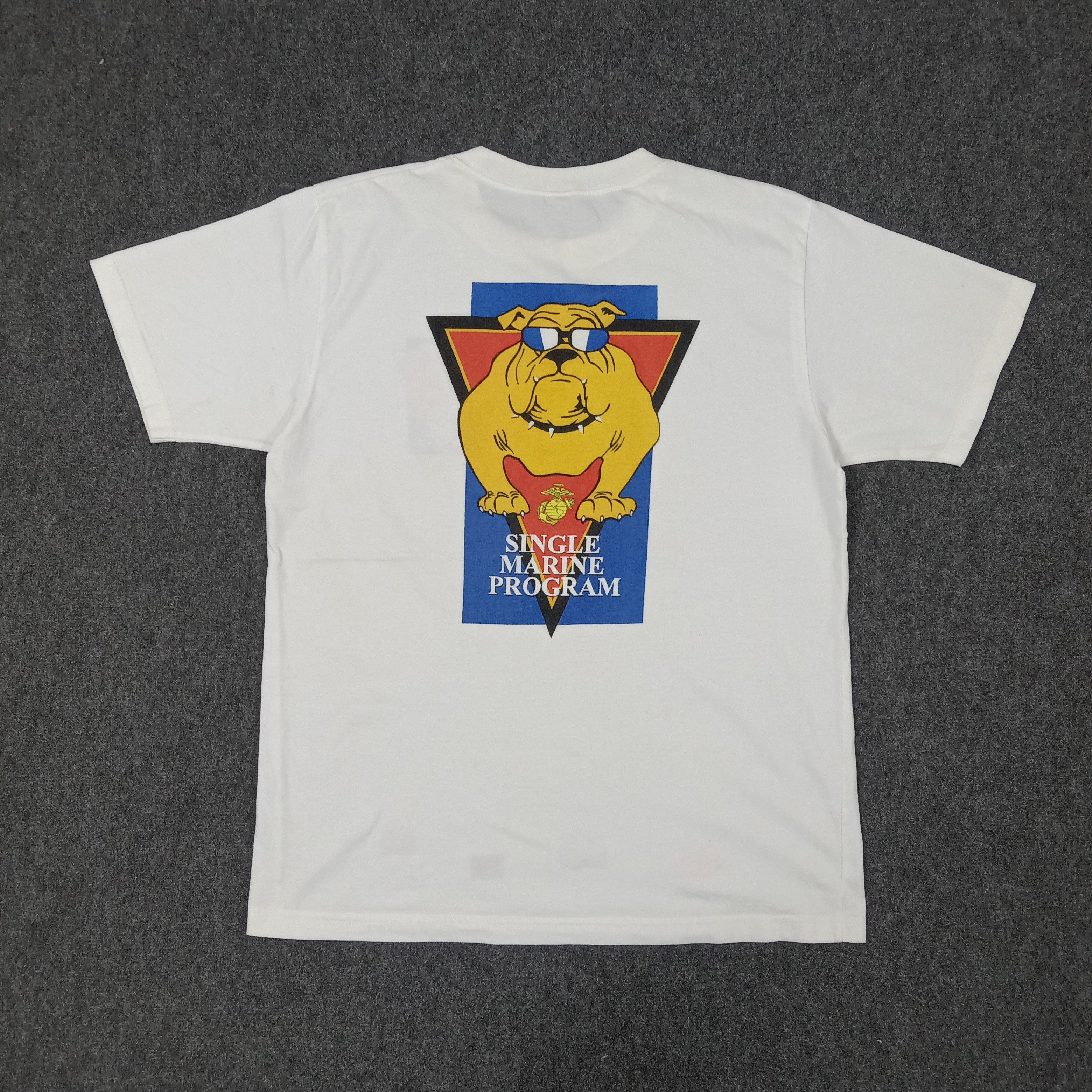 Vintage Single Marine Program American SMP Tshirt Size US XL / EU 56 / 4 - 1 Thumbnail